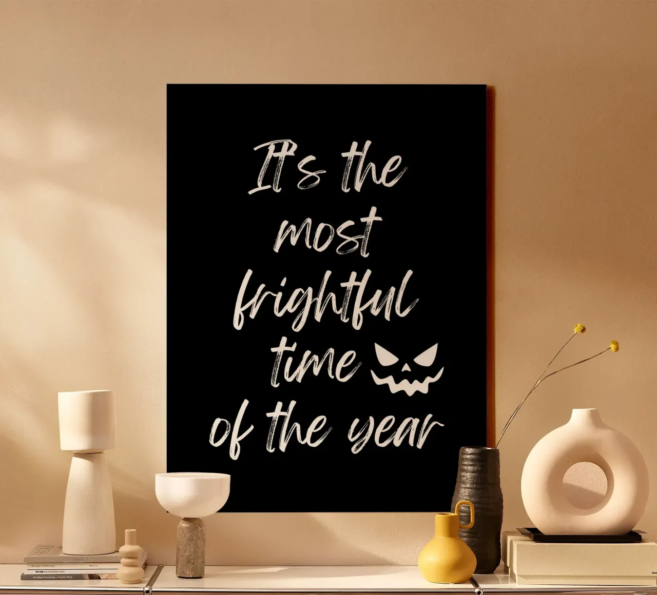 It's the most frightful time of the year canvas by ArtDesign by KBK