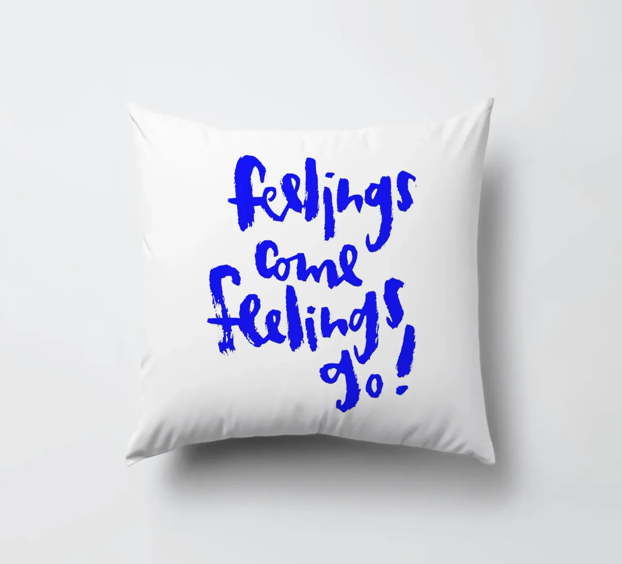 Feelings come cuscino da Brushmeetspaper