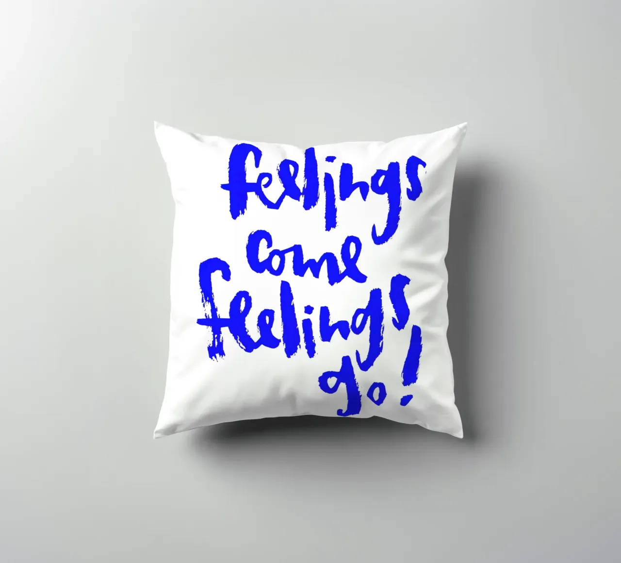 Feelings come cuscino da Brushmeetspaper