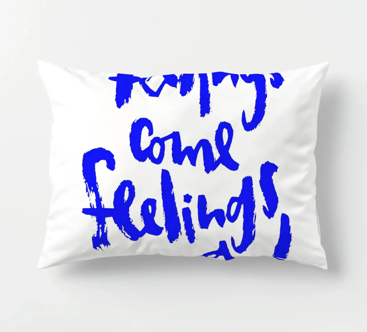 Feelings come cuscino da Brushmeetspaper