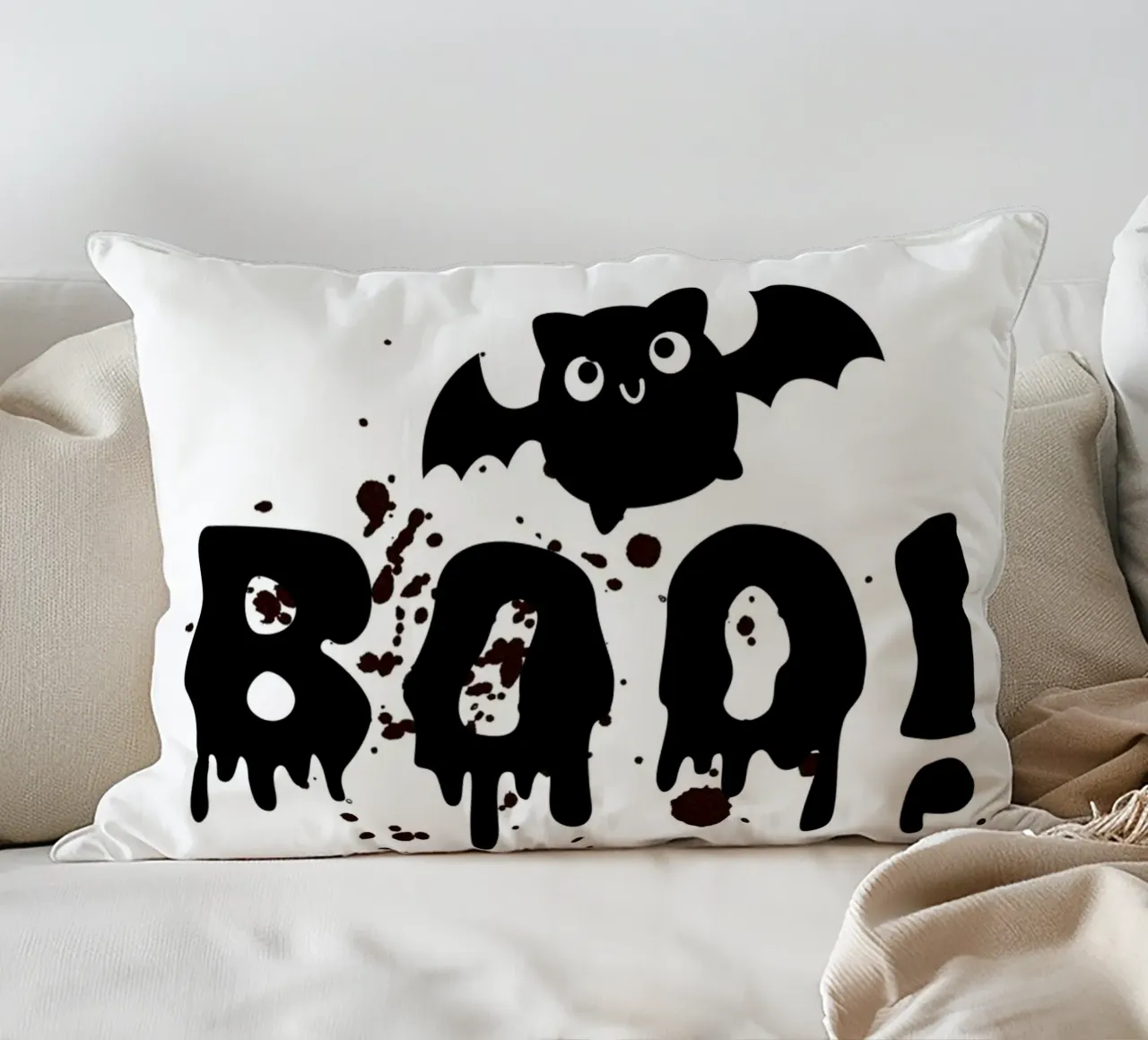 BOO! con il topo di campagna cuscino da ArtDesign by KBK
