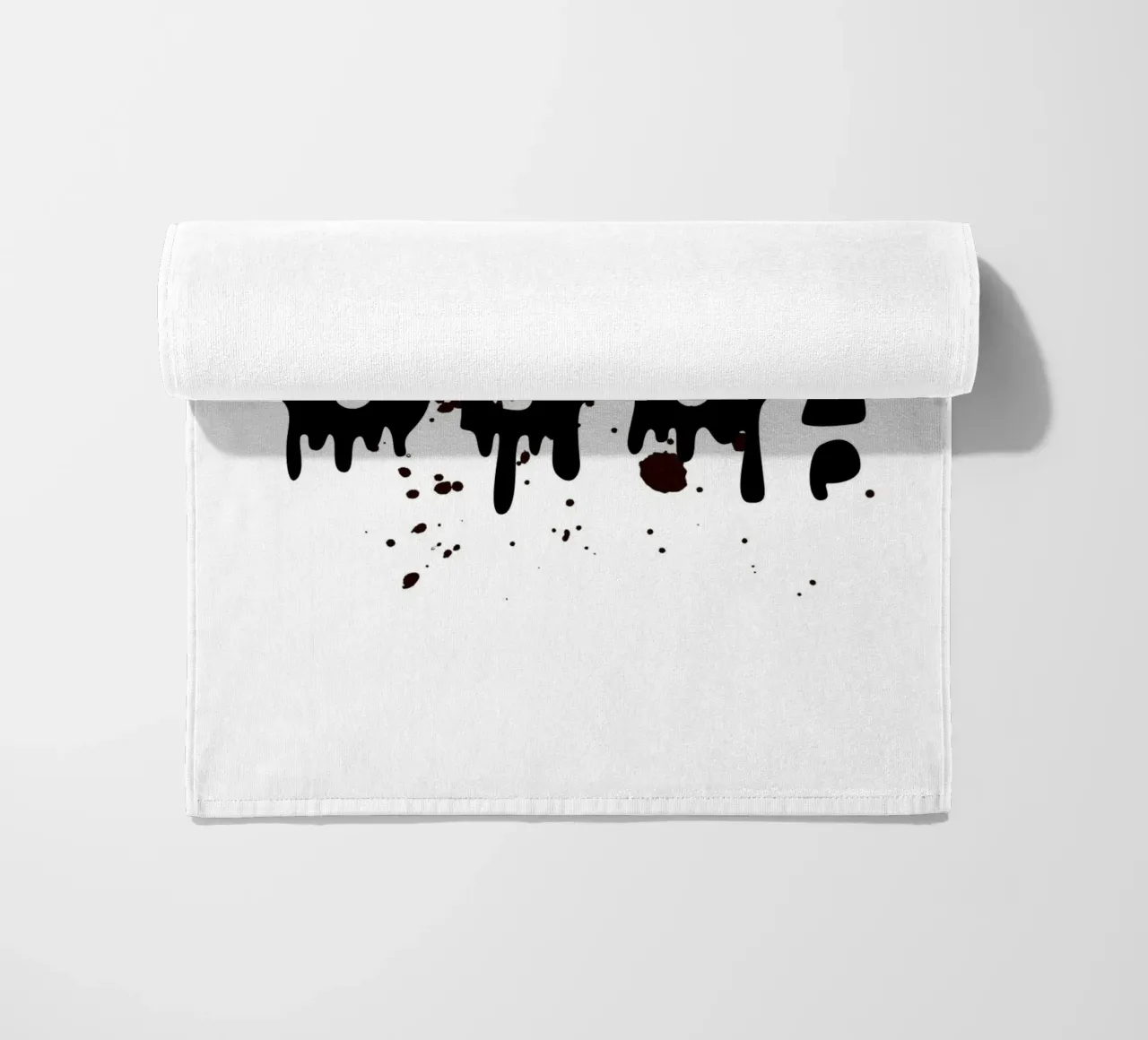 BOO! with field mouse beach towel by ArtDesign by KBK