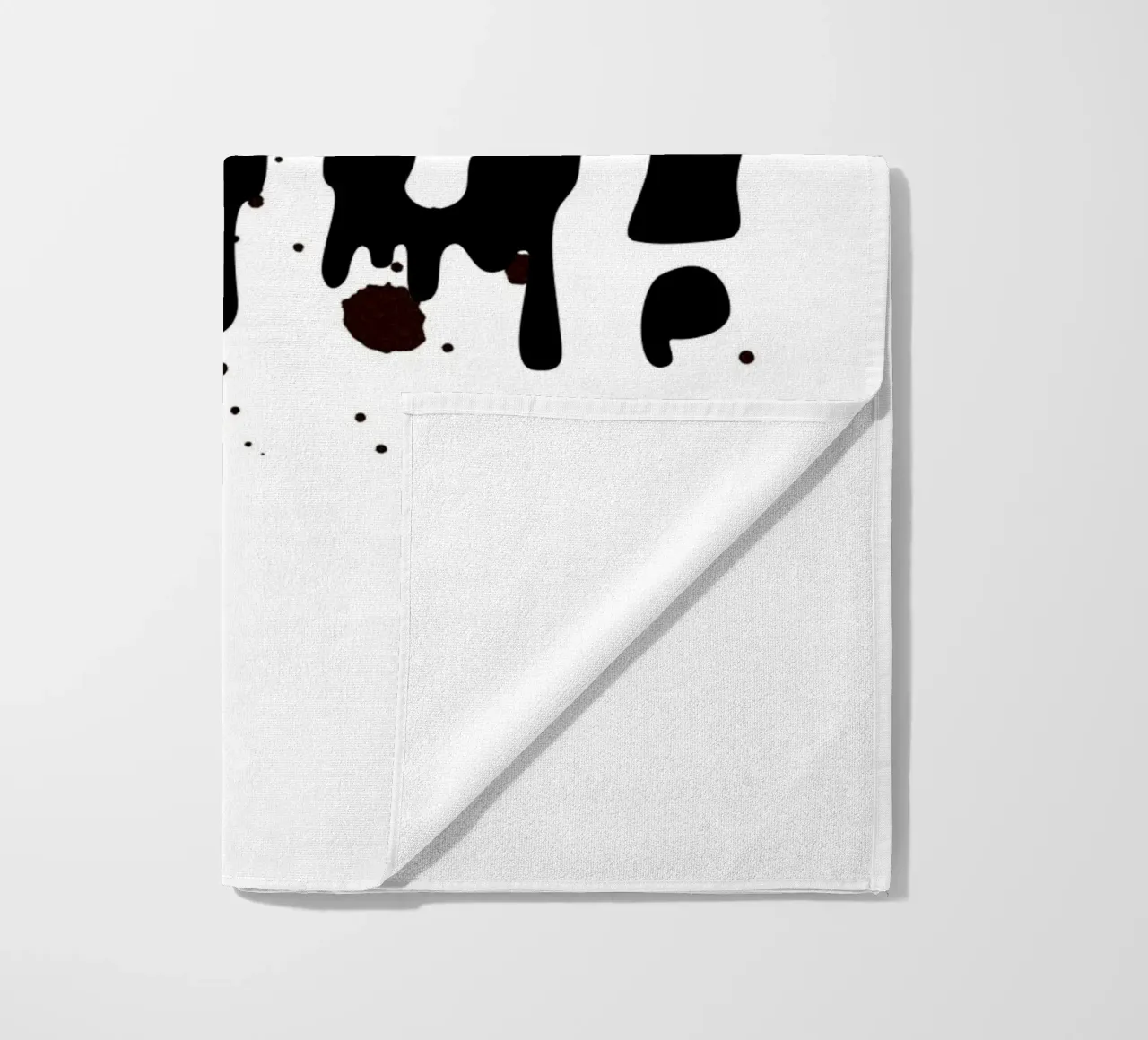 BOO! with field mouse beach towel by ArtDesign by KBK