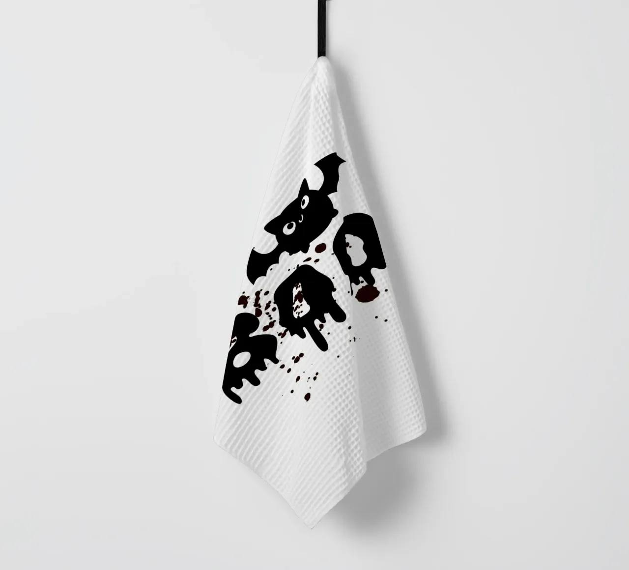 BOO ! avec souris des champs torchon de ArtDesign by KBK