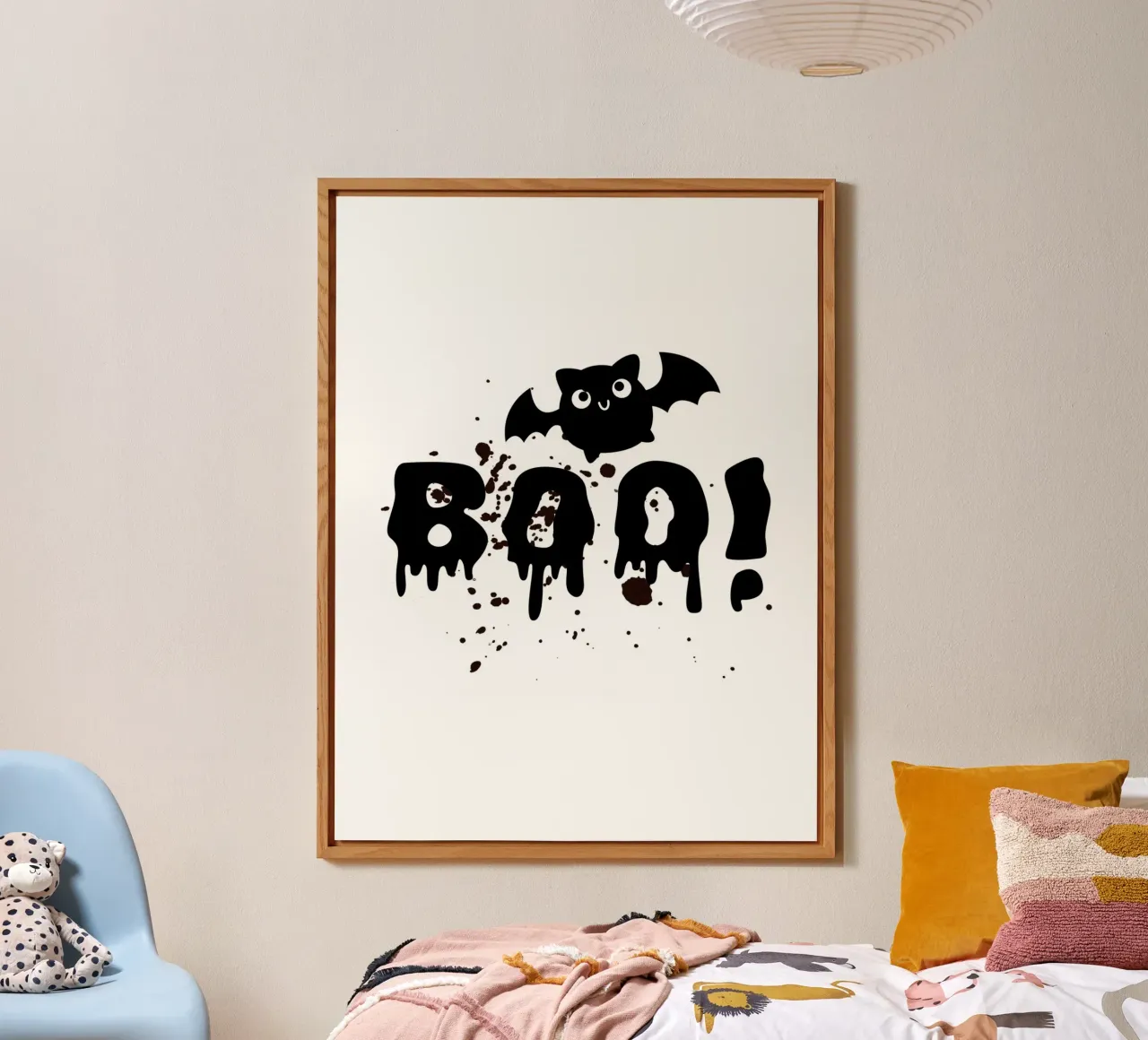 BOO! with field mouse alu-dibond by ArtDesign by KBK