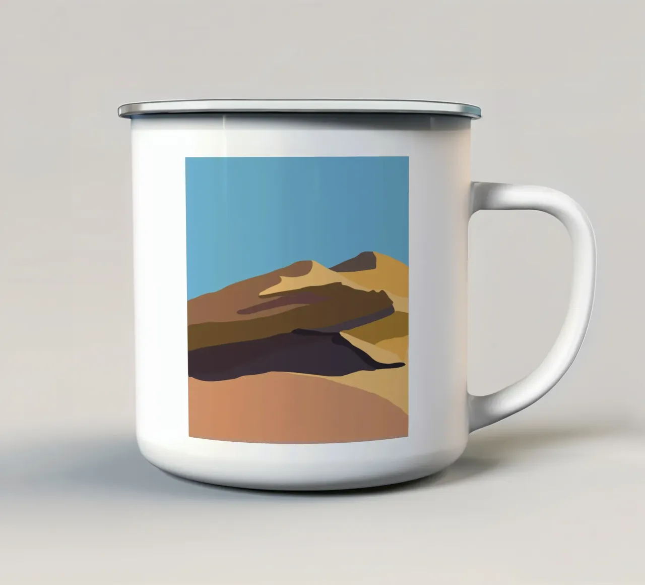 Dune del deserto tazza in smalto da LaylaOzHome