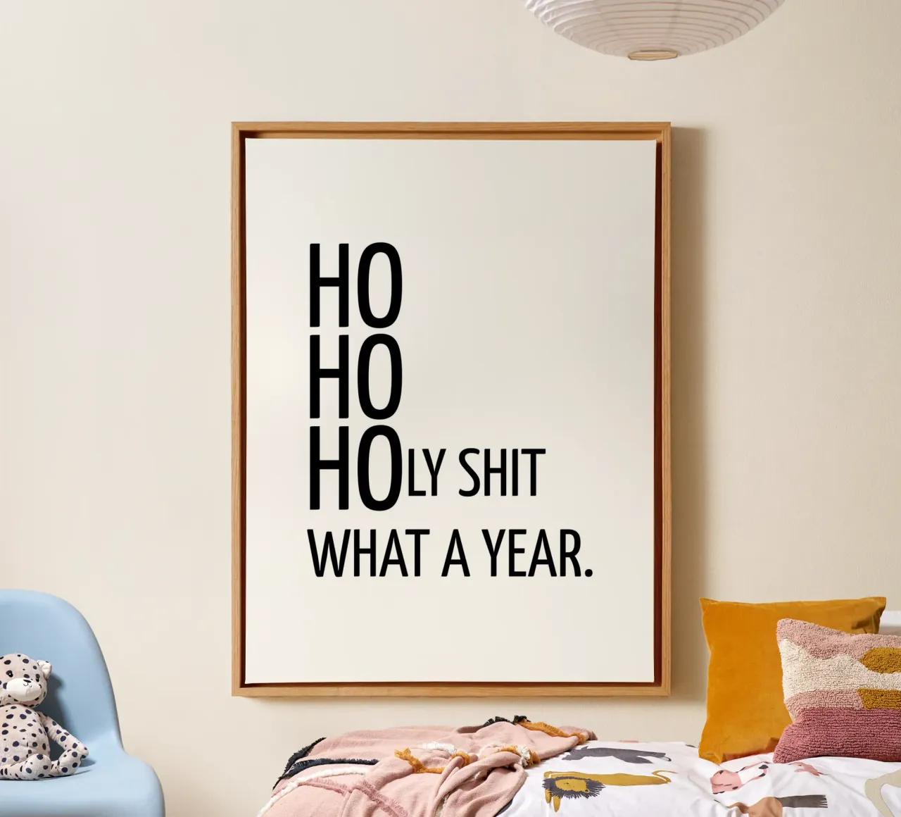 HO HO HOLY SHIT WHAT A YEAR. canvas by ArtDesign by KBK