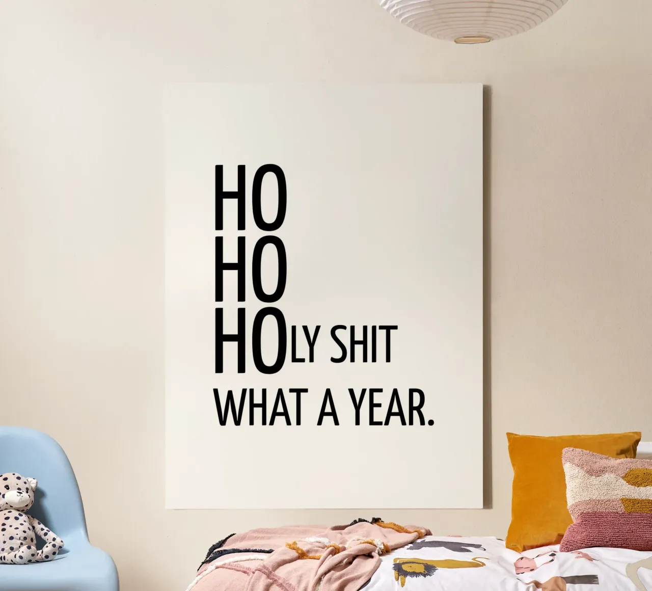 HO HO HOLY SHIT WHAT A YEAR. canvas by ArtDesign by KBK