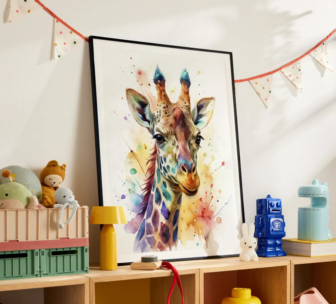 Giraffa ad acquerello carta hahnemühle da 🎁 NOBELART