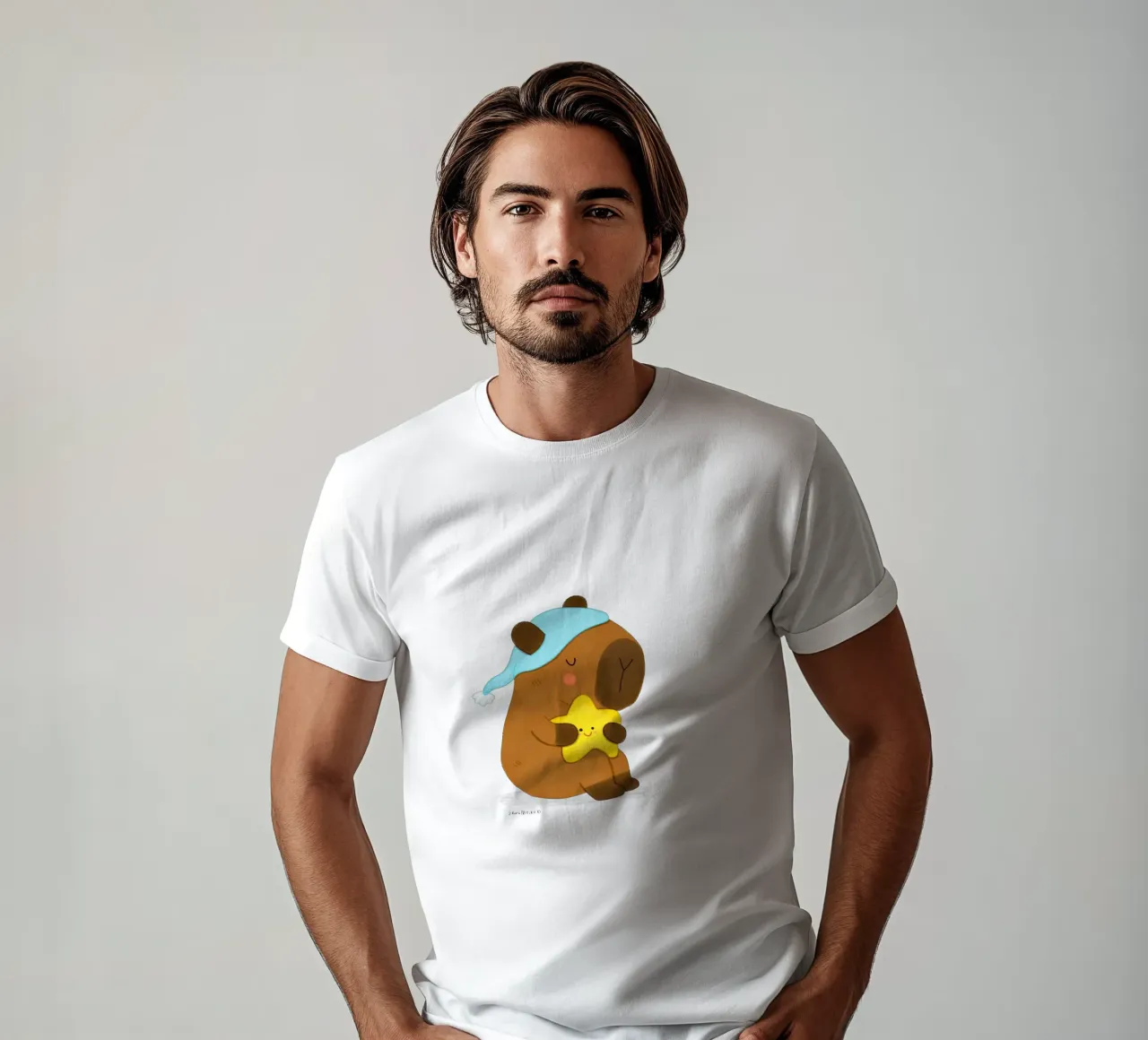 Capibara Sogni d'oro t-shirt da julianamotzko