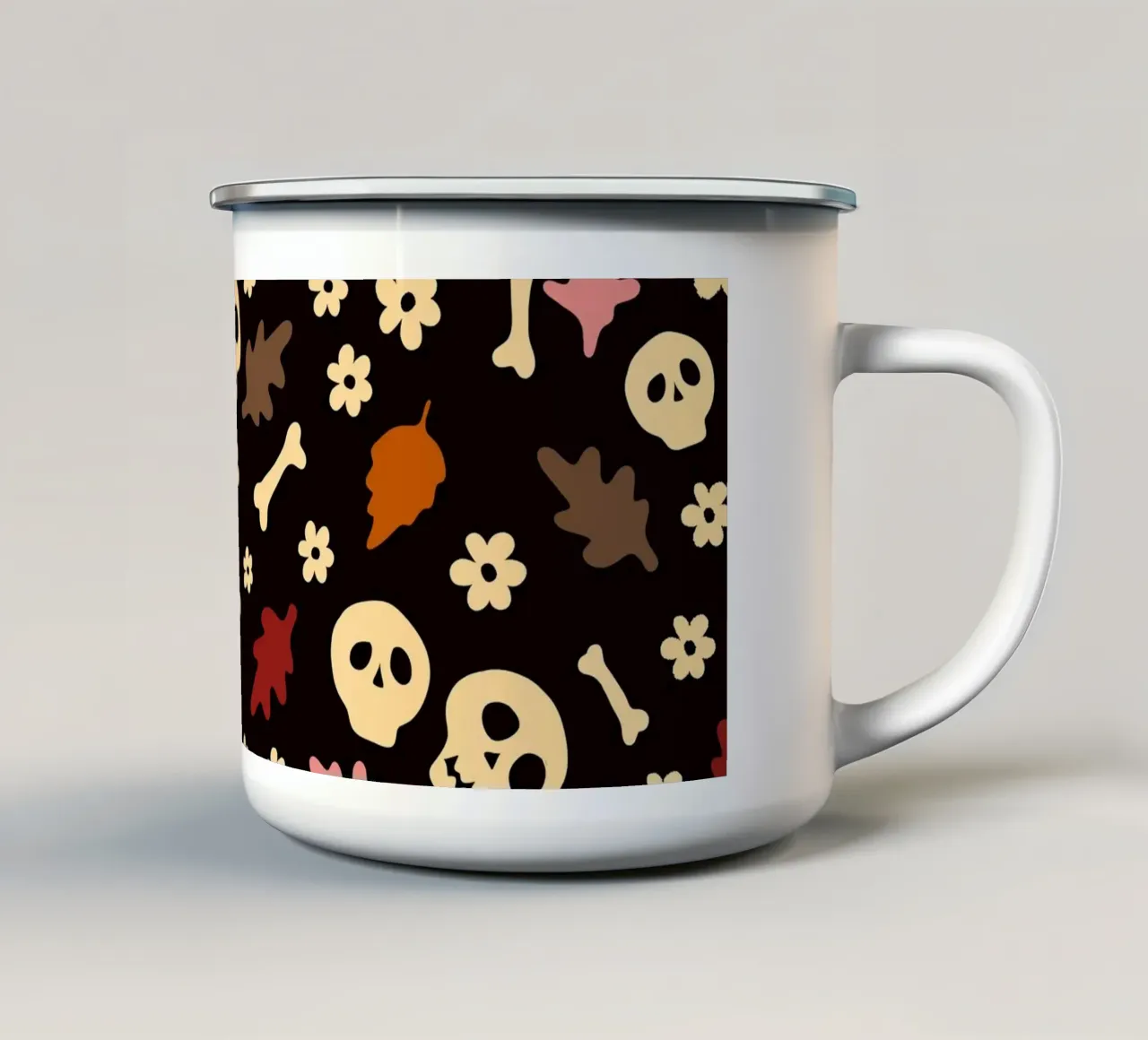 Whispers of Autumn Halloween No1 tazza in smalto da TijanaArtStudio88