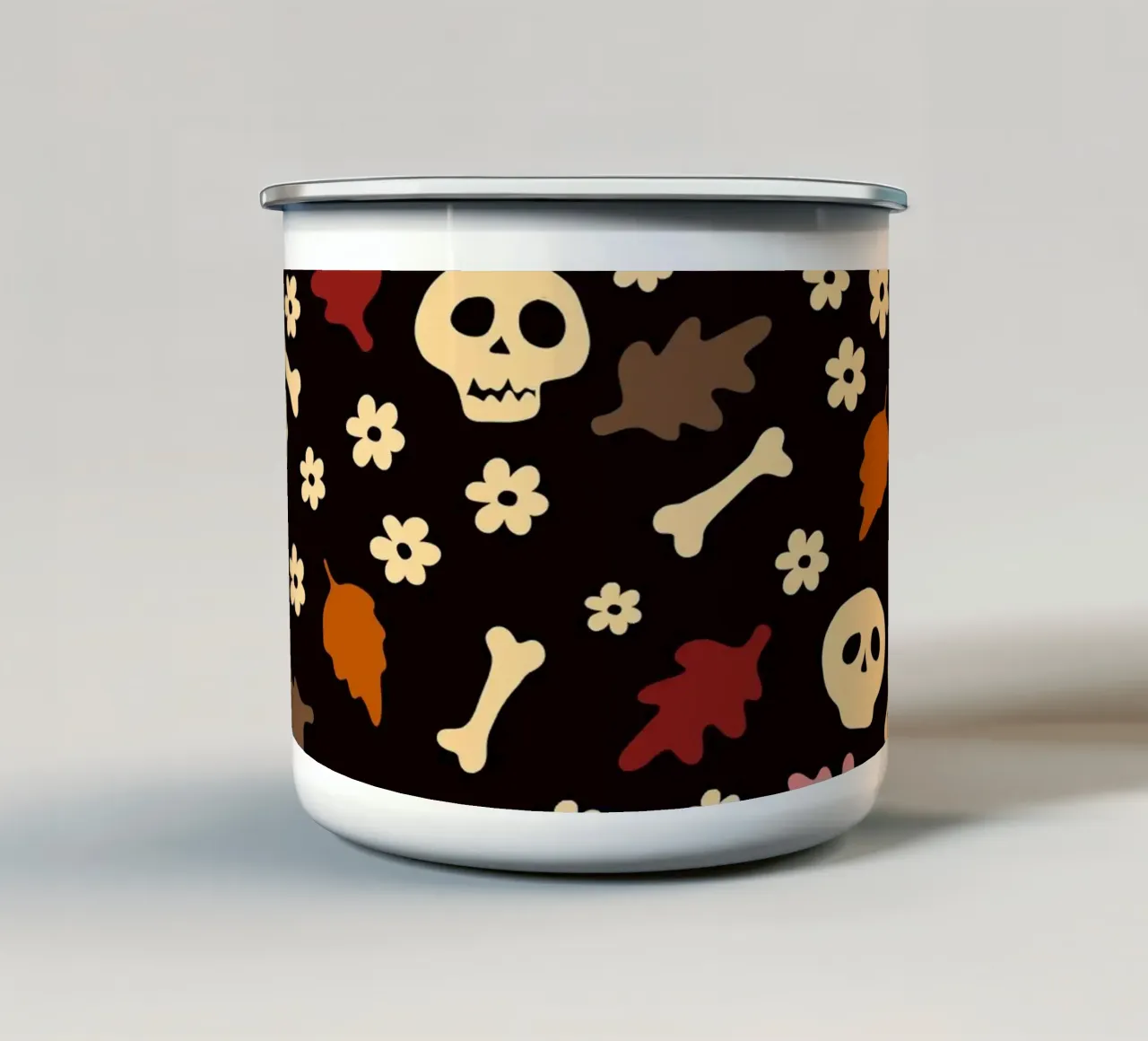 Whispers of Autumn Halloween No1 tazza in smalto da TijanaArtStudio88