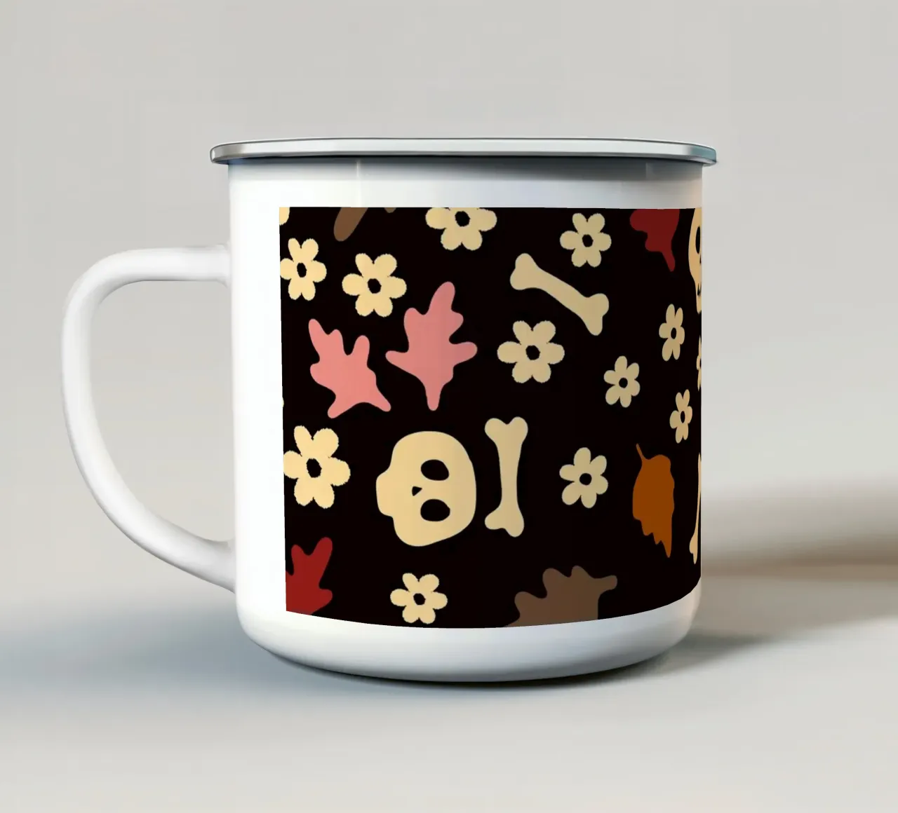 Whispers of Autumn Halloween No1 tazza in smalto da TijanaArtStudio88