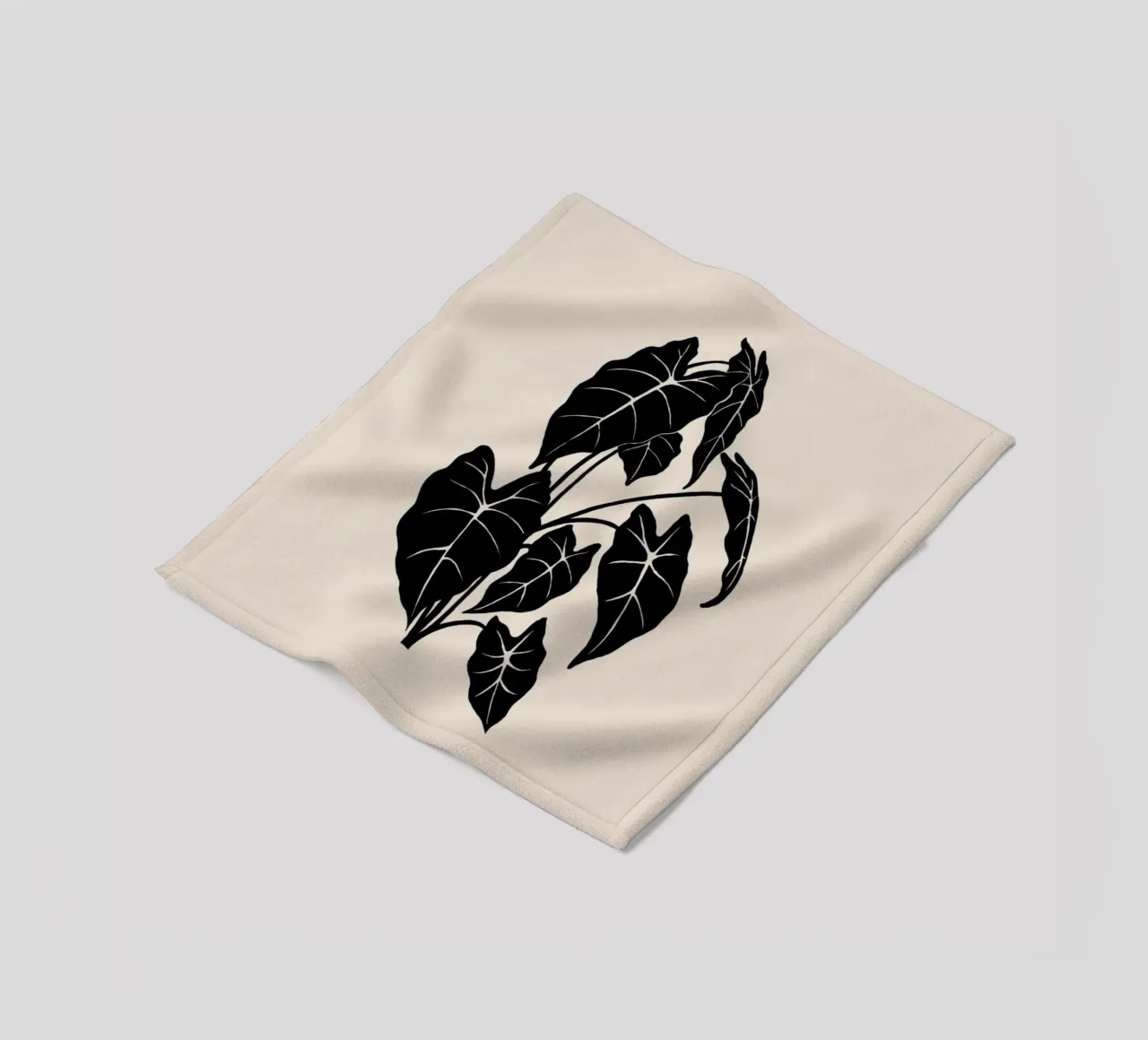 Monochromatic Foliage II coperta in pile da Vivi Nicolin