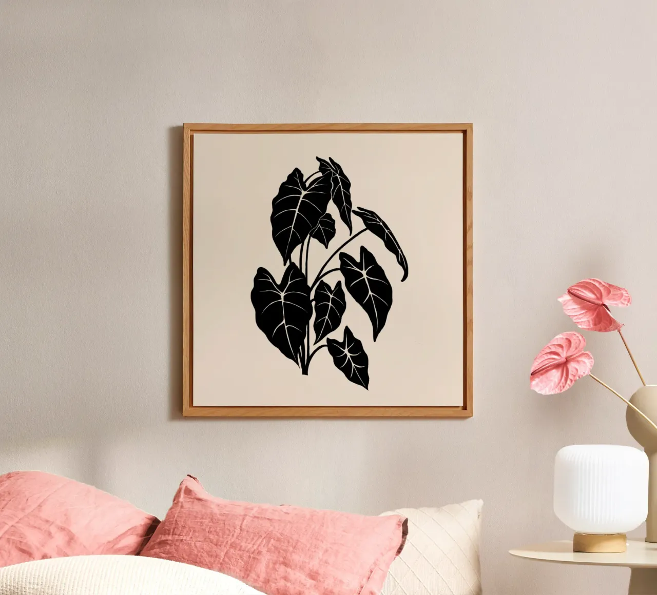 Monochromatic Foliage II alluminio dibond da Vivi Nicolin