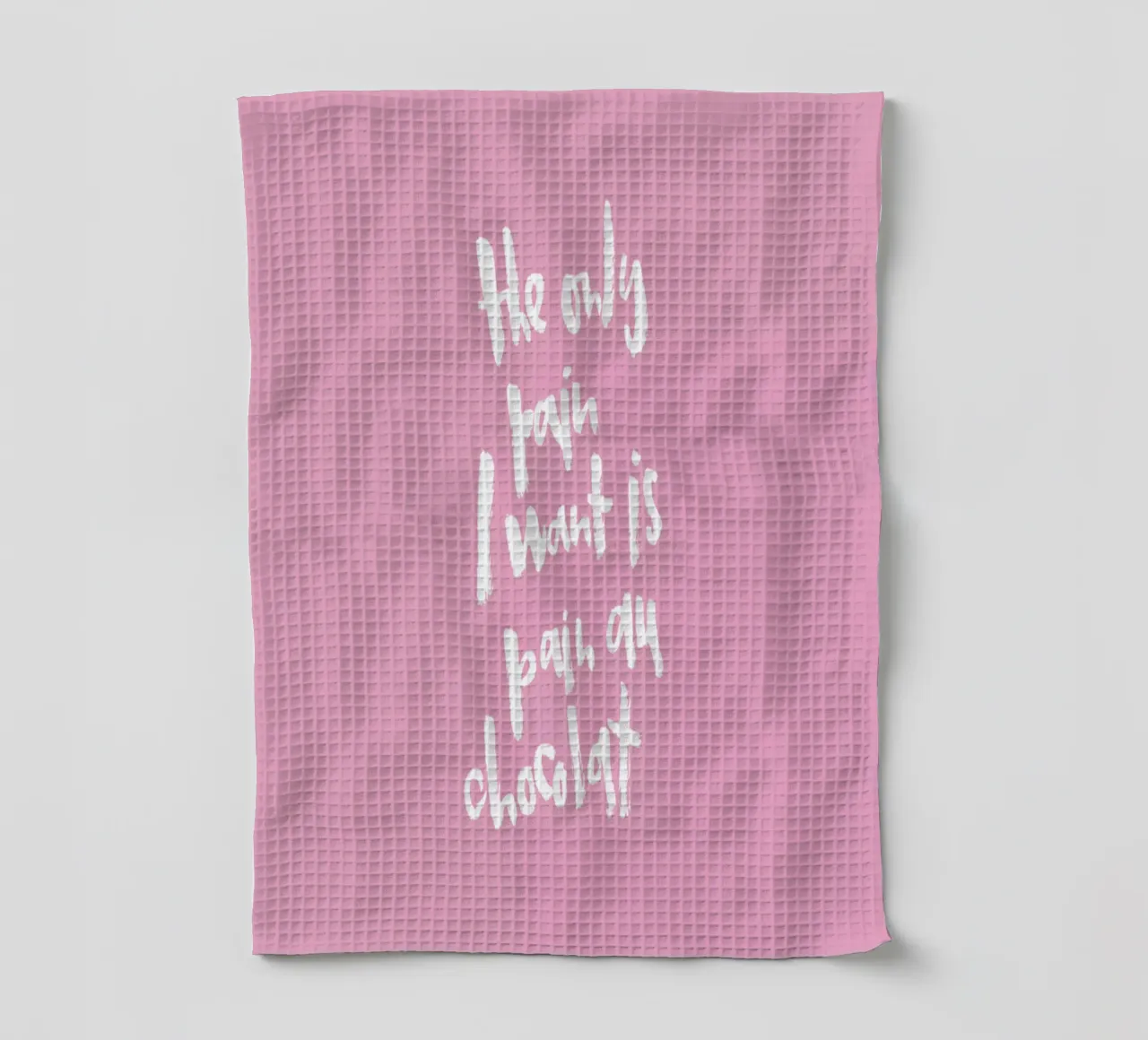 Pain au chocolate tea towel by Brushmeetspaper