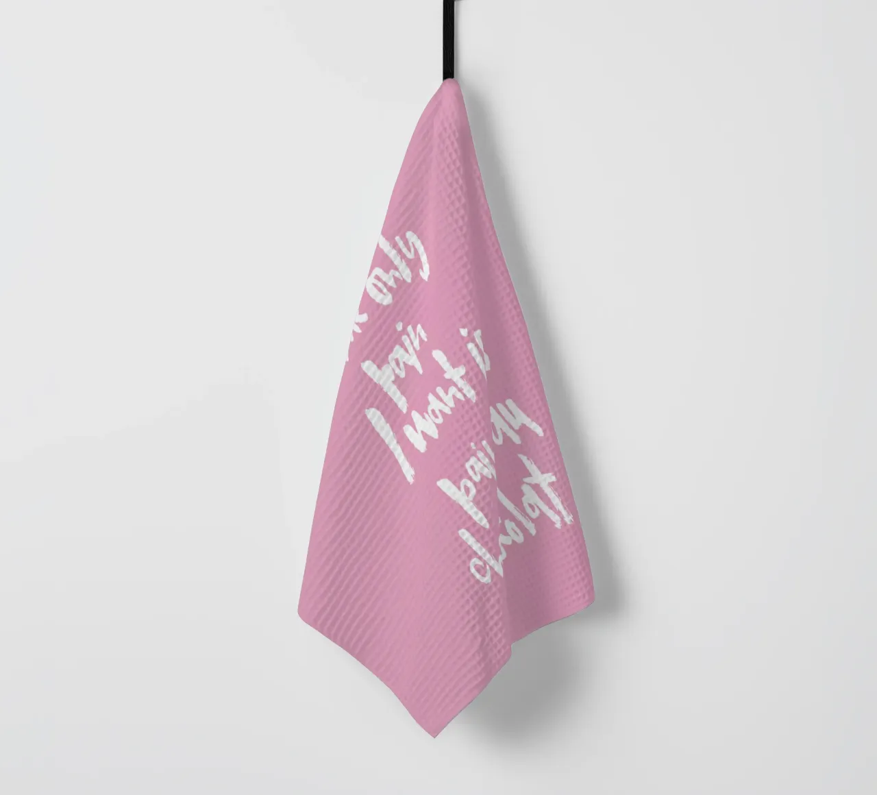 Pain au chocolate tea towel by Brushmeetspaper