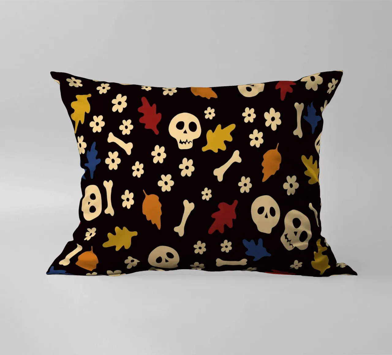 Whispers of Autumn Halloween No2 cuscino da TijanaArtStudio88