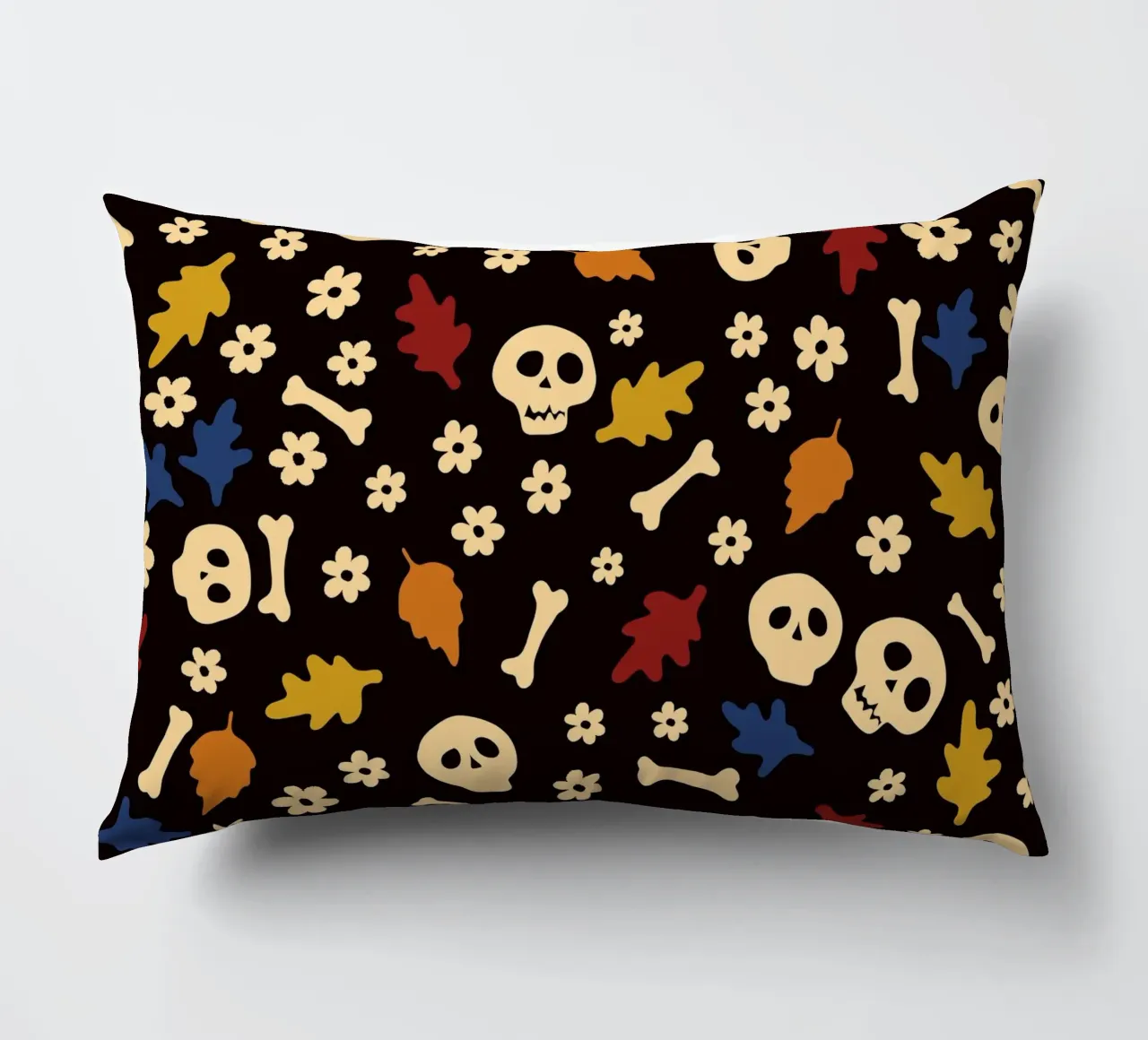 Whispers of Autumn Halloween No2 cuscino da TijanaArtStudio88