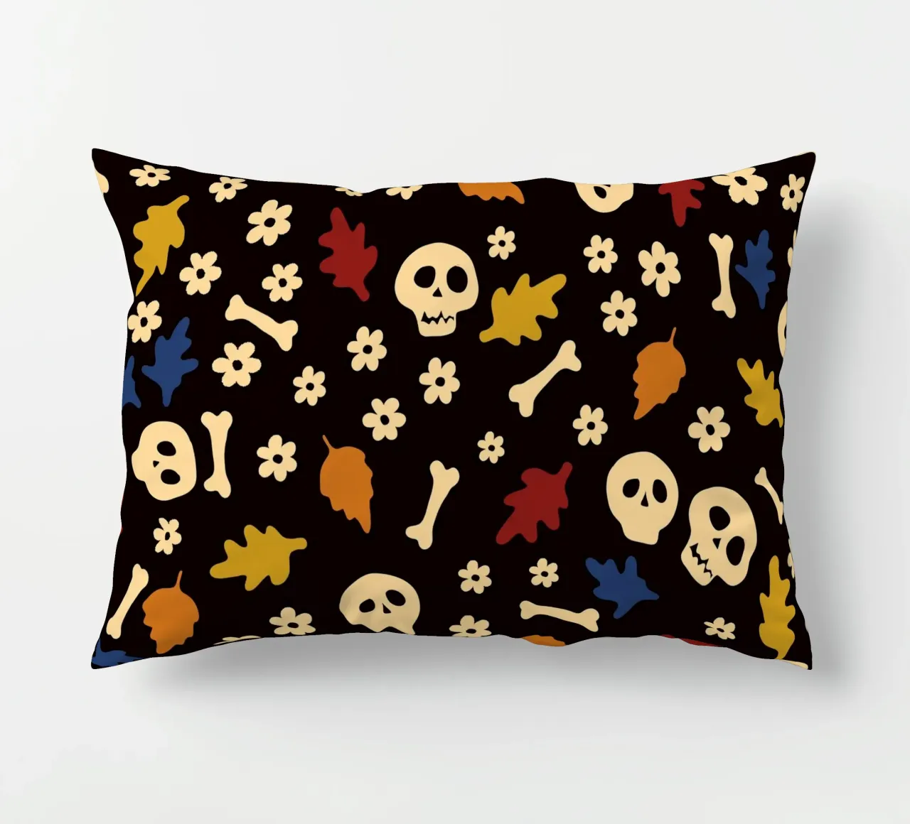 Whispers of Autumn Halloween No2 cuscino da TijanaArtStudio88