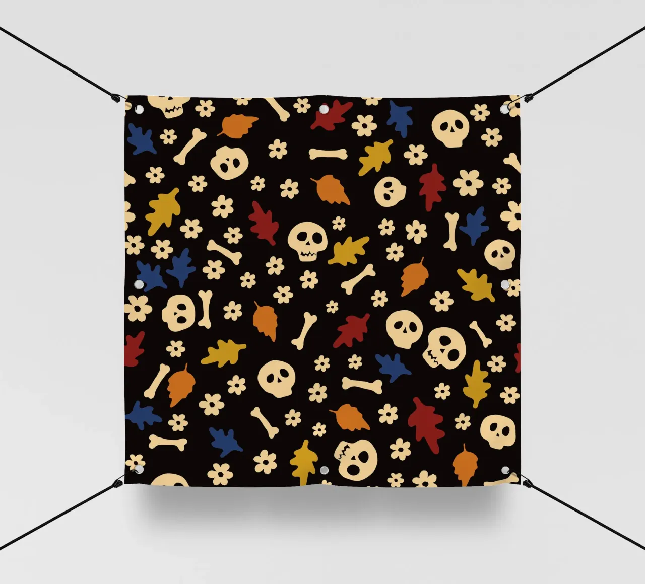 Whispers of Autumn Halloween No2 telo in pvc da TijanaArtStudio88