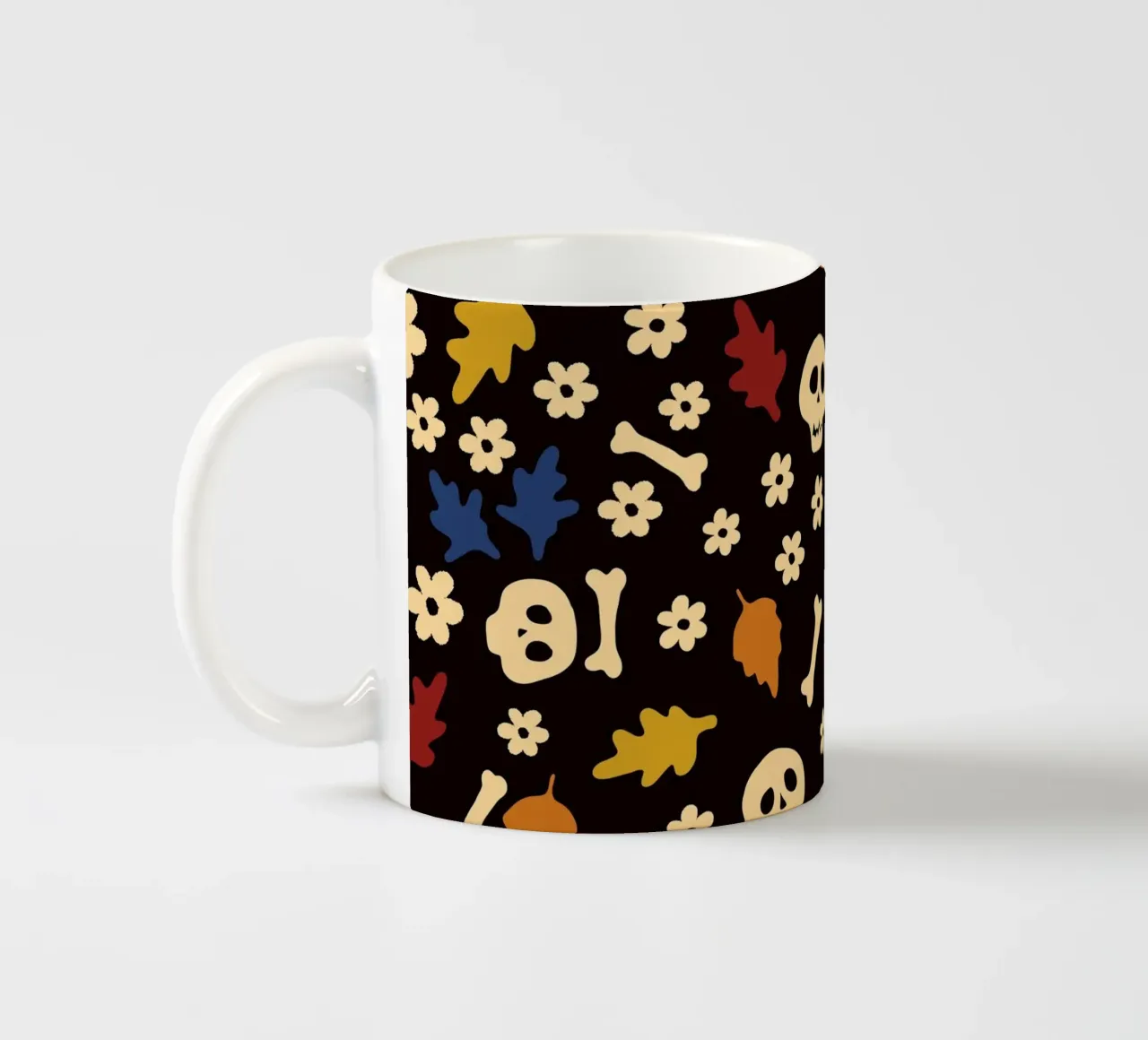 Whispers of Autumn Halloween No2 tazza in ceramica da TijanaArtStudio88