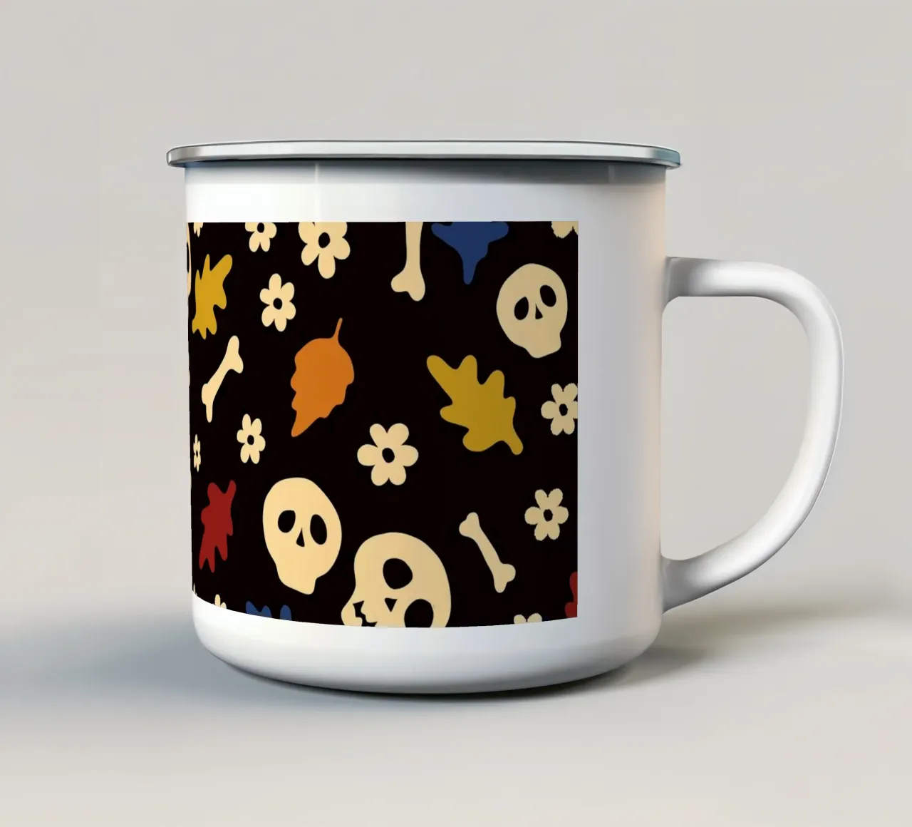 Whispers of Autumn Halloween No2 tazza in smalto da TijanaArtStudio88