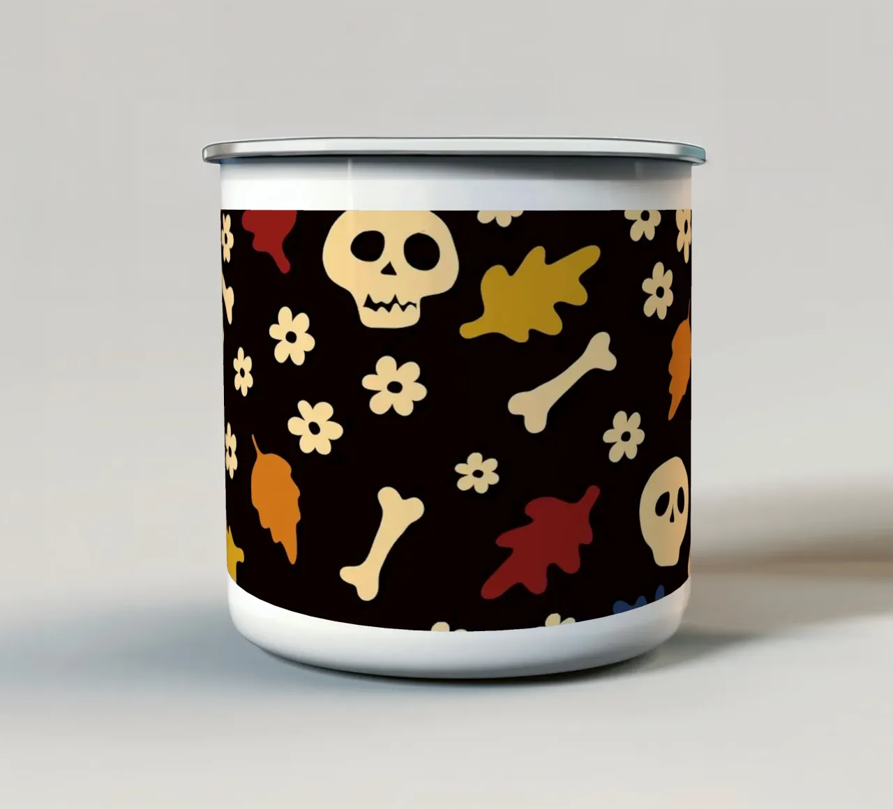 Whispers of Autumn Halloween No2 tazza in smalto da TijanaArtStudio88