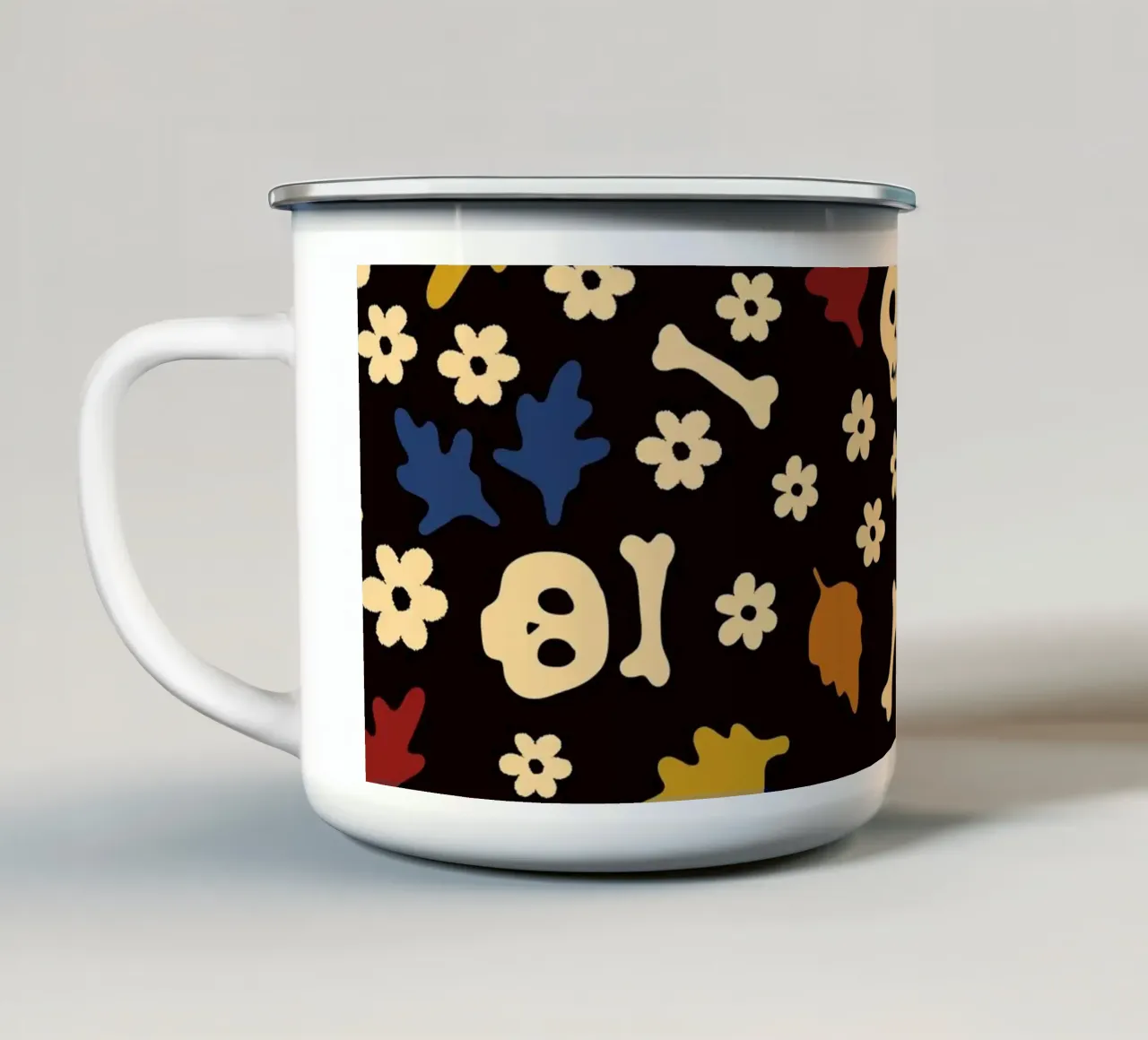 Whispers of Autumn Halloween No2 tazza in smalto da TijanaArtStudio88