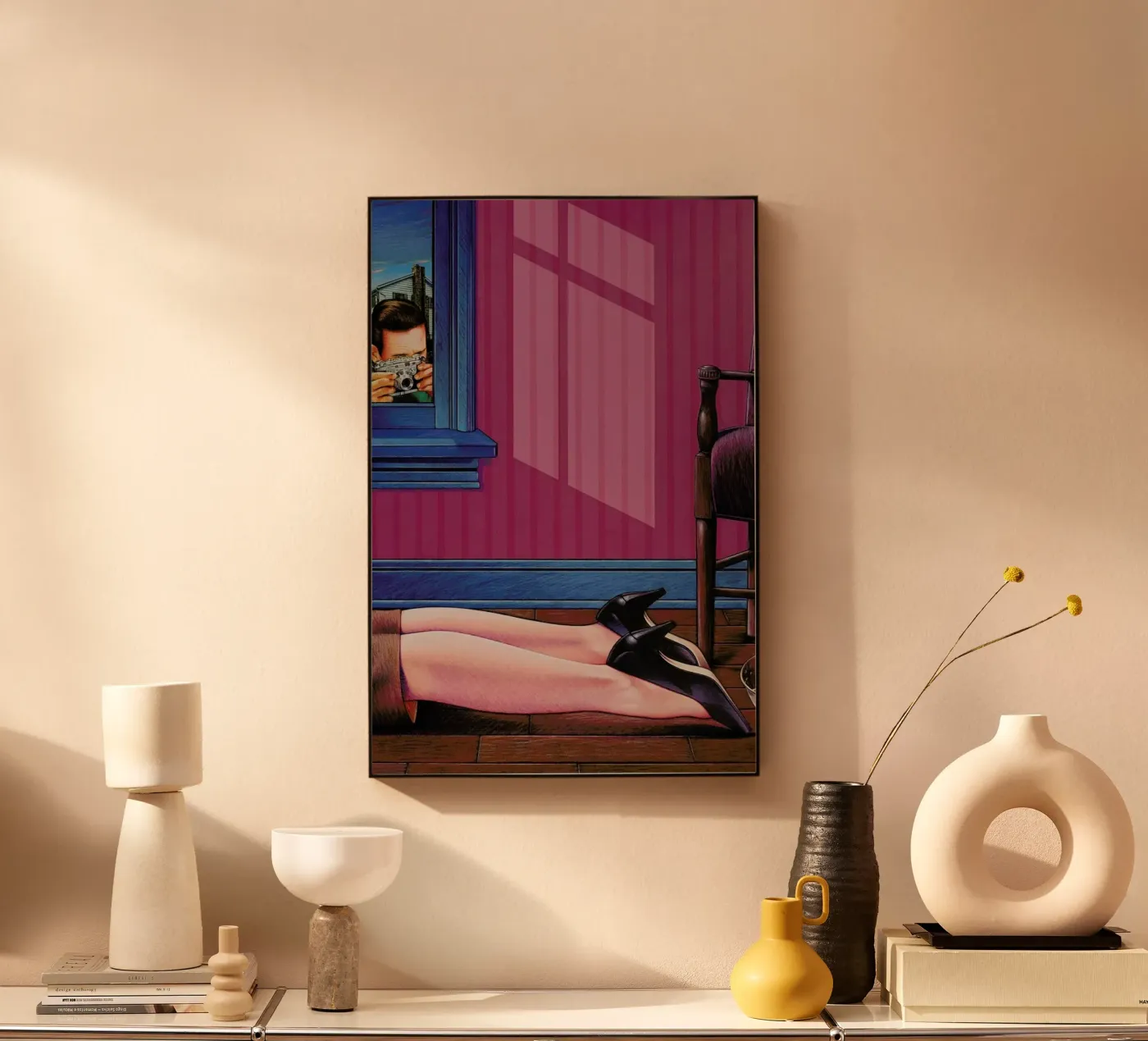 crime scene plexiglas de Doug Smock