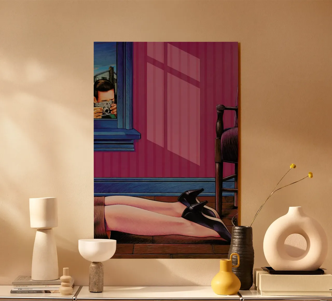 crime scene plexiglass da Doug Smock