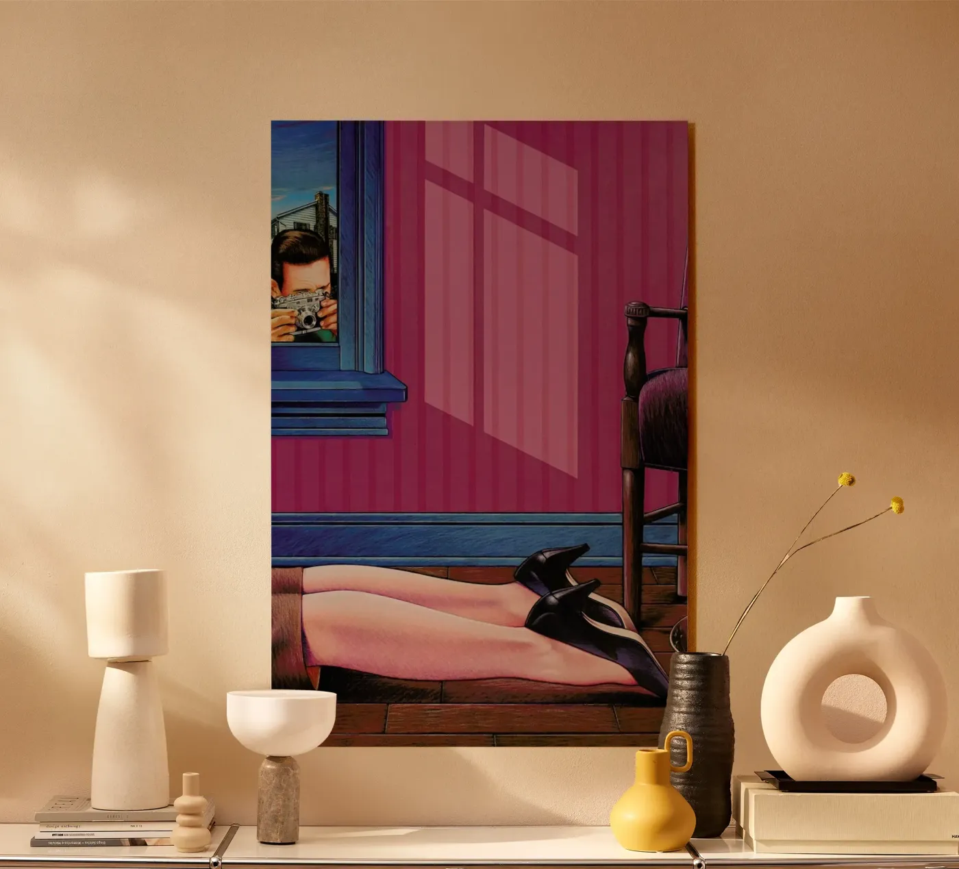 crime scene plexiglas de Doug Smock