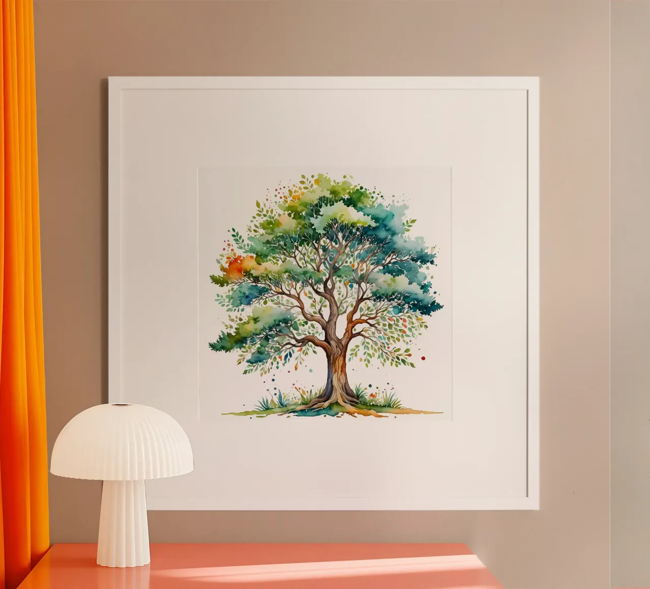 Albero della vita vibrante poster da Artistic-shop