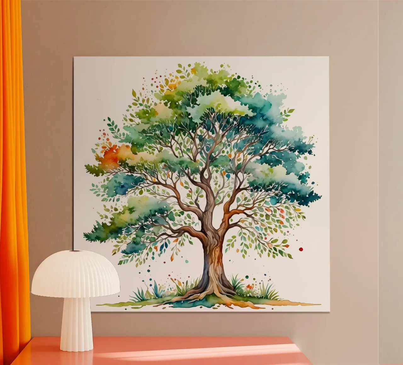 Albero della vita vibrante poster da Artistic-shop