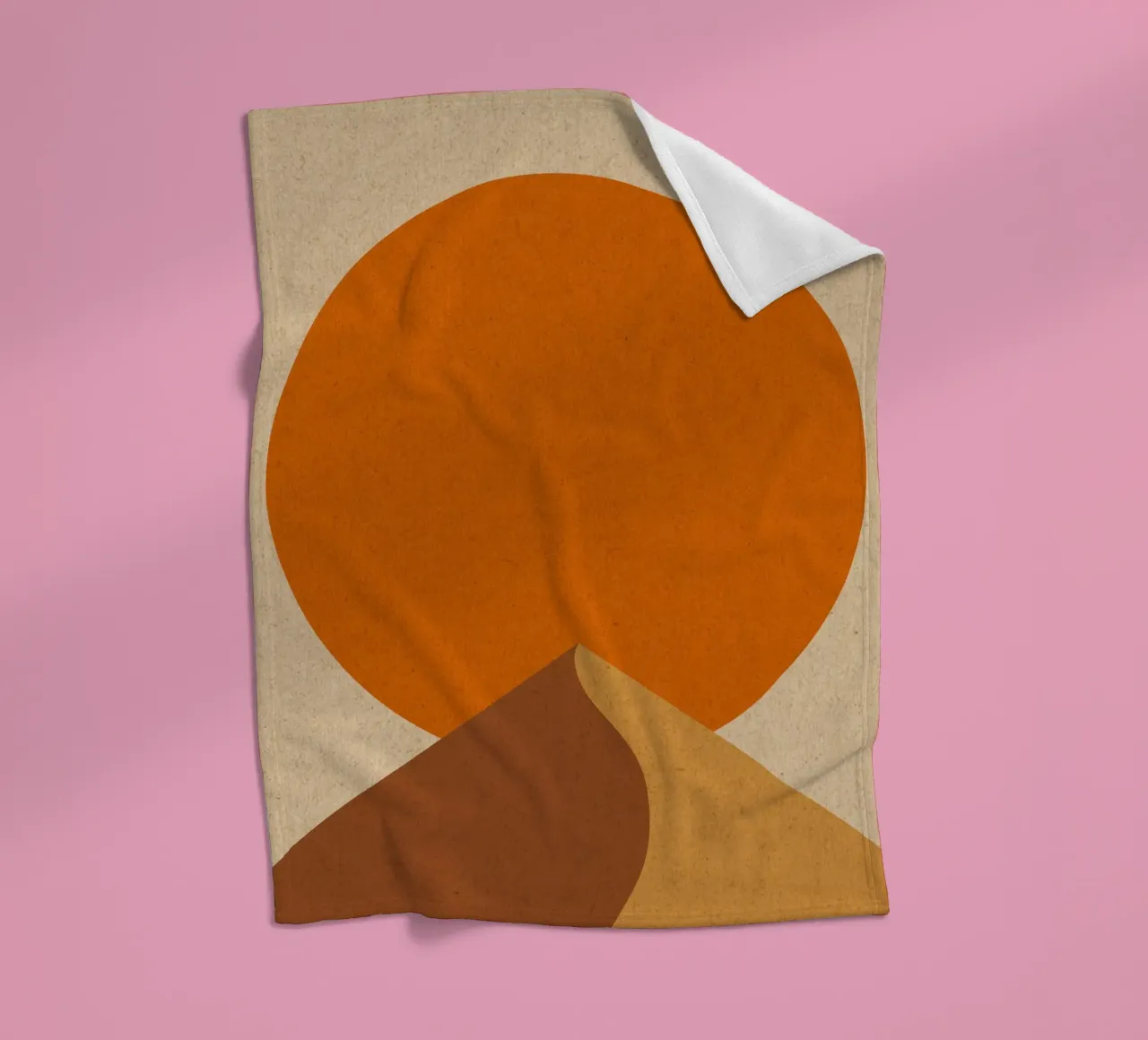 Dune Fleecedecke von Kim Hubball Studio