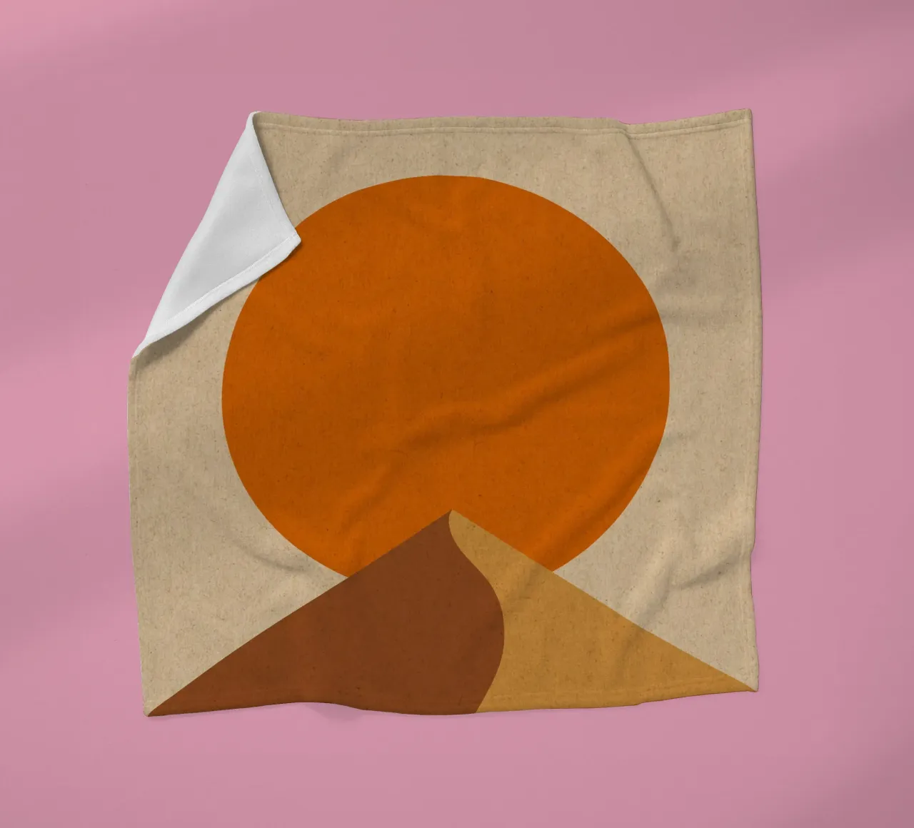 Dune Fleecedecke von Kim Hubball Studio