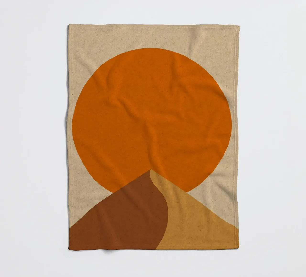 Dune Fleecedecke von Kim Hubball Studio