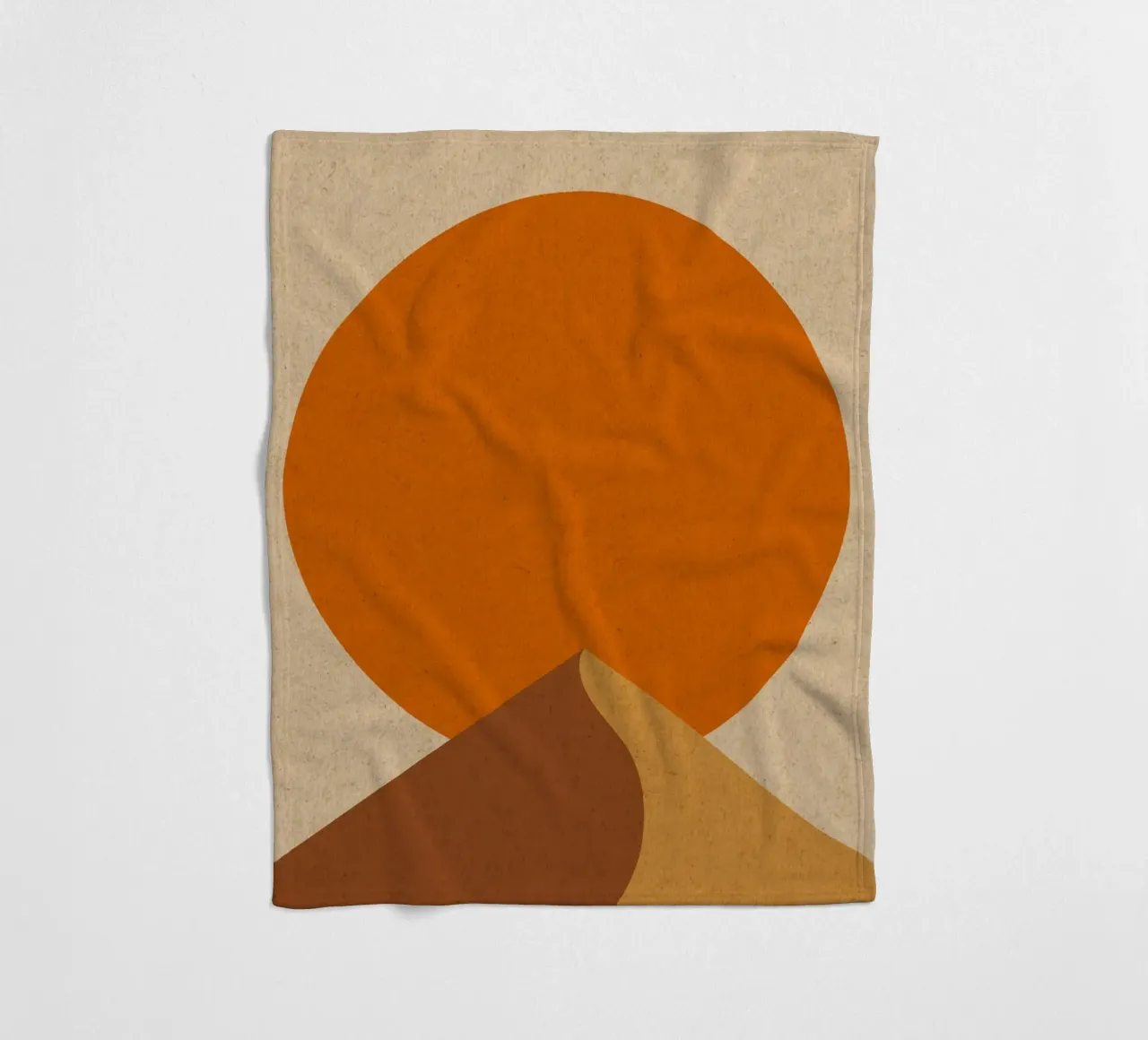 Dune Fleecedecke von Kim Hubball Studio