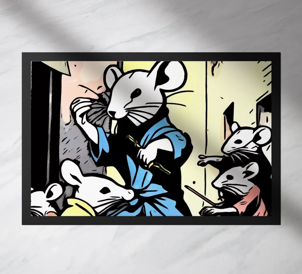 Animali Pop Art #7 zerbino da ZAMART - PopArt