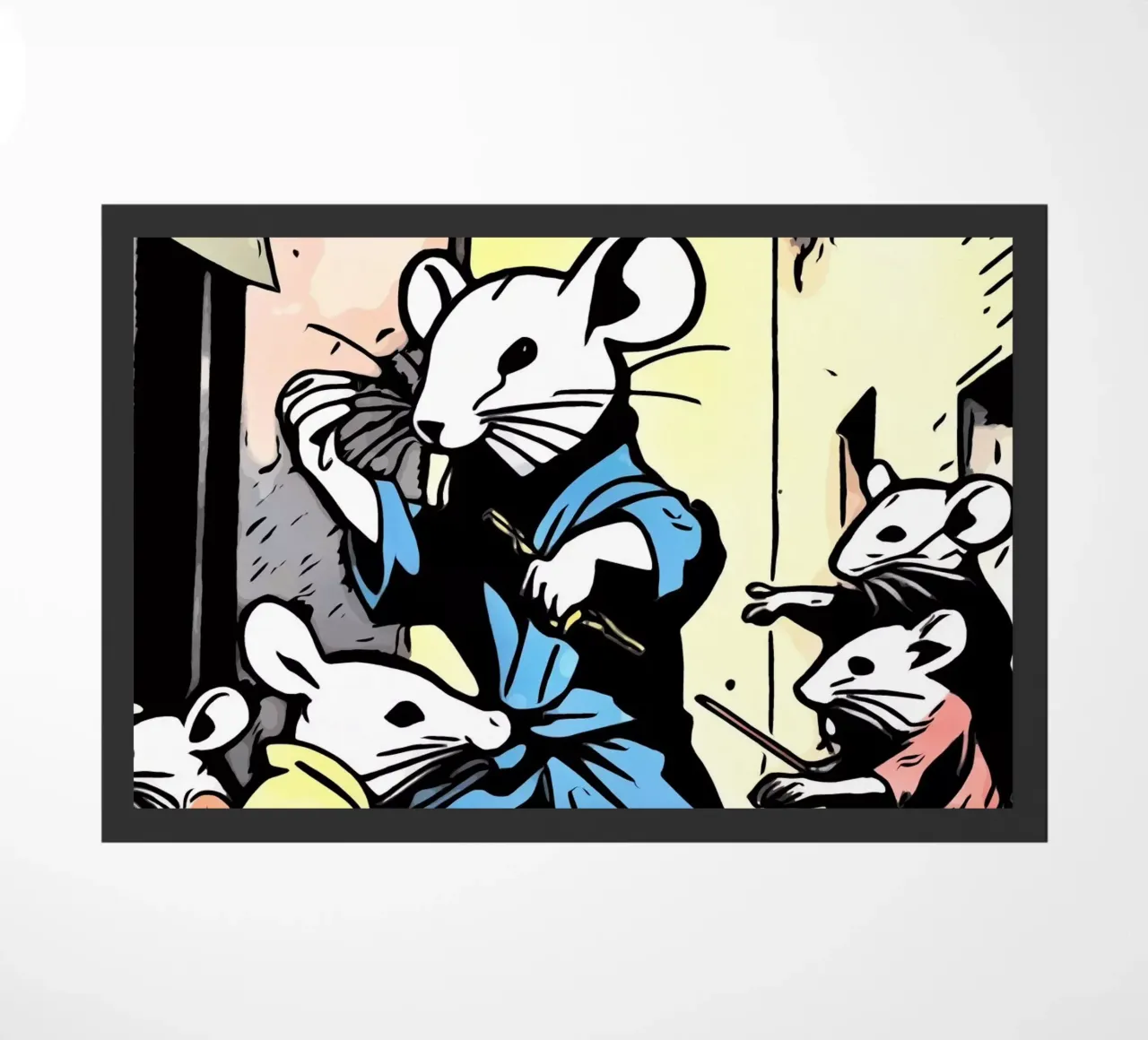 Animali Pop Art #7 zerbino da ZAMART - PopArt