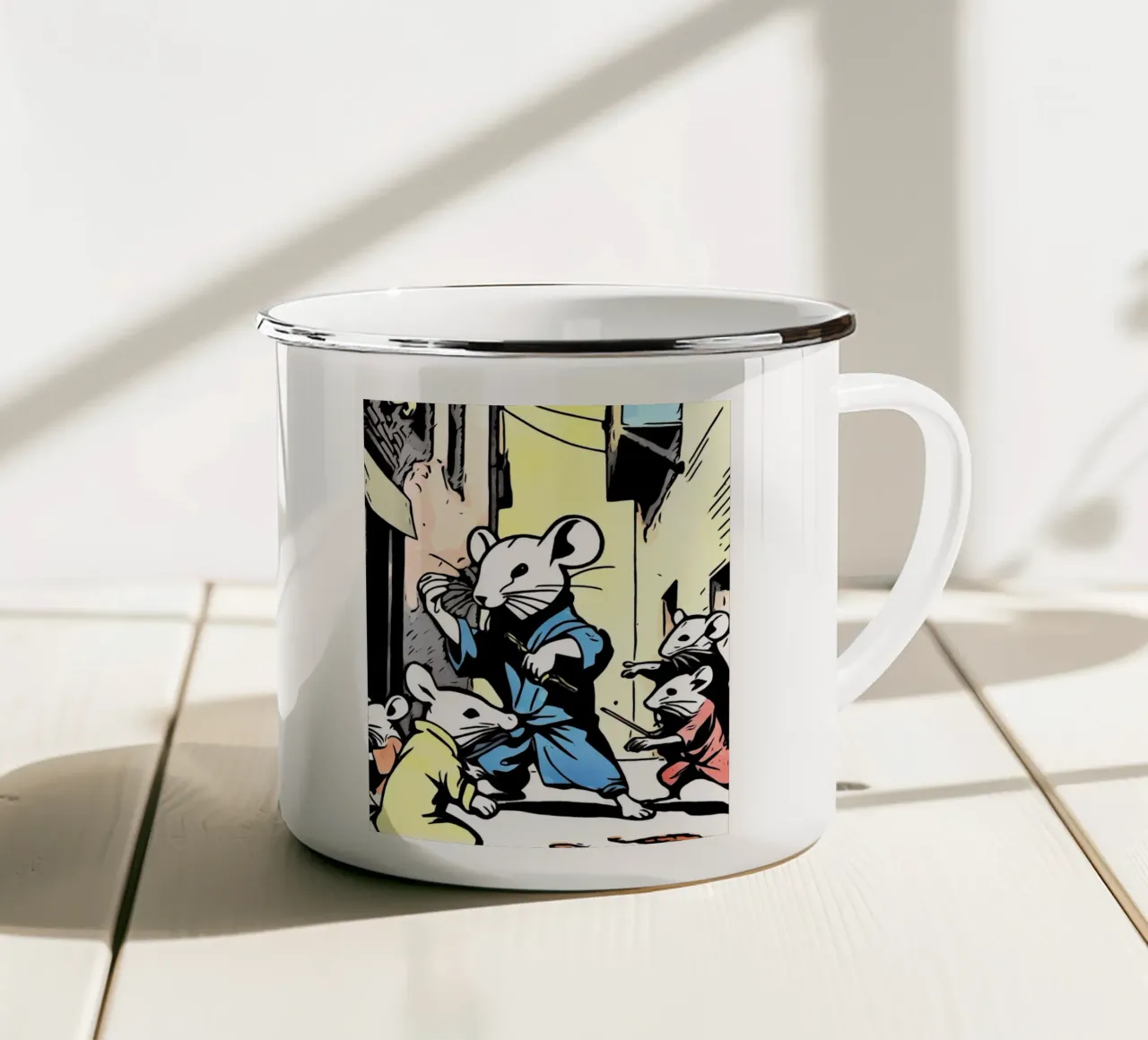 Animali Pop Art #7 tazza in smalto da ZAMART - PopArt