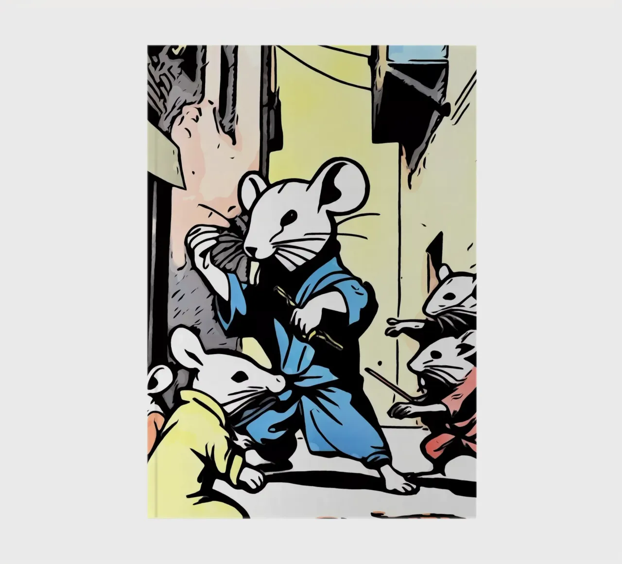 Pop Art Animals #7 notebook by ZAMART - PopArt