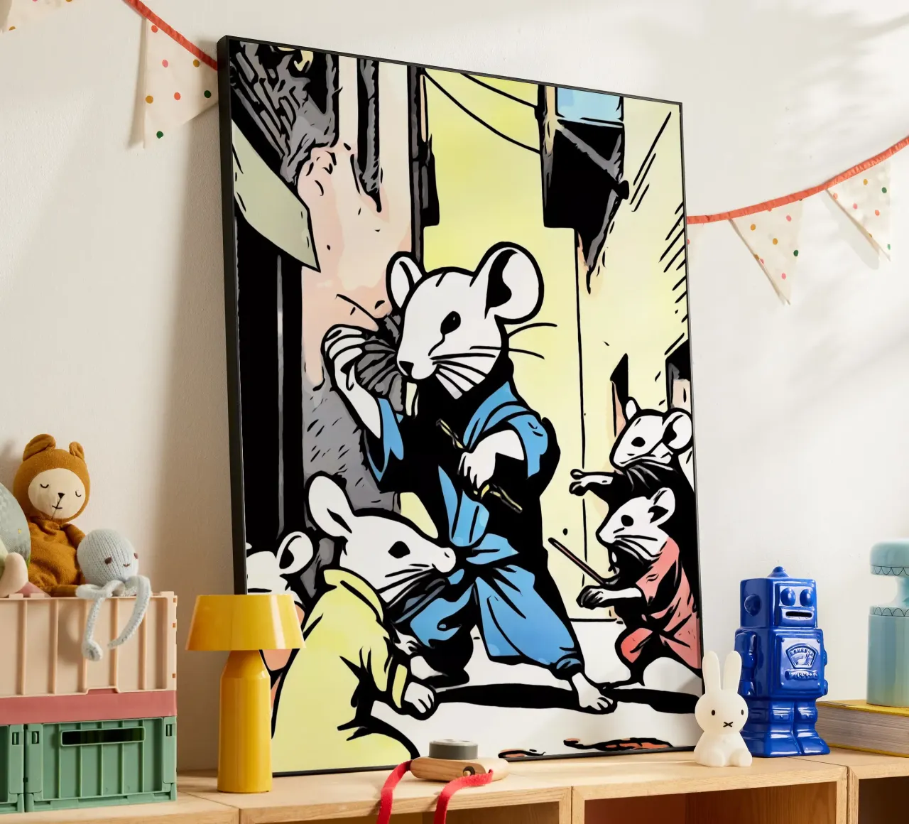 Animali Pop Art #7 alluminio dibond da ZAMART - PopArt
