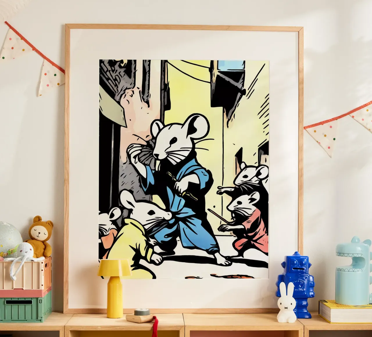 Animali Pop Art #7 carta hahnemühle da ZAMART - PopArt
