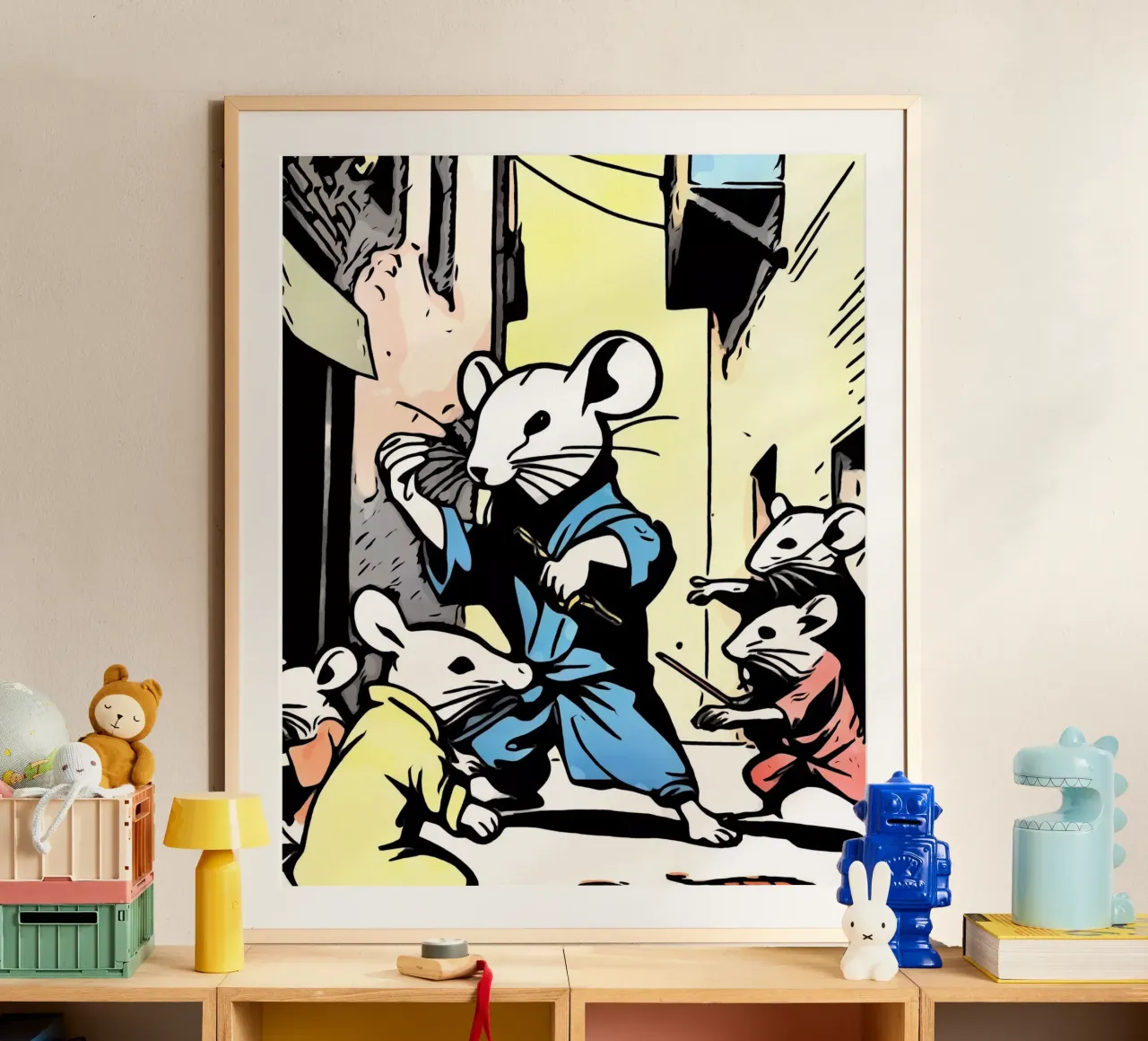 Animali Pop Art #7 carta hahnemühle da ZAMART - PopArt