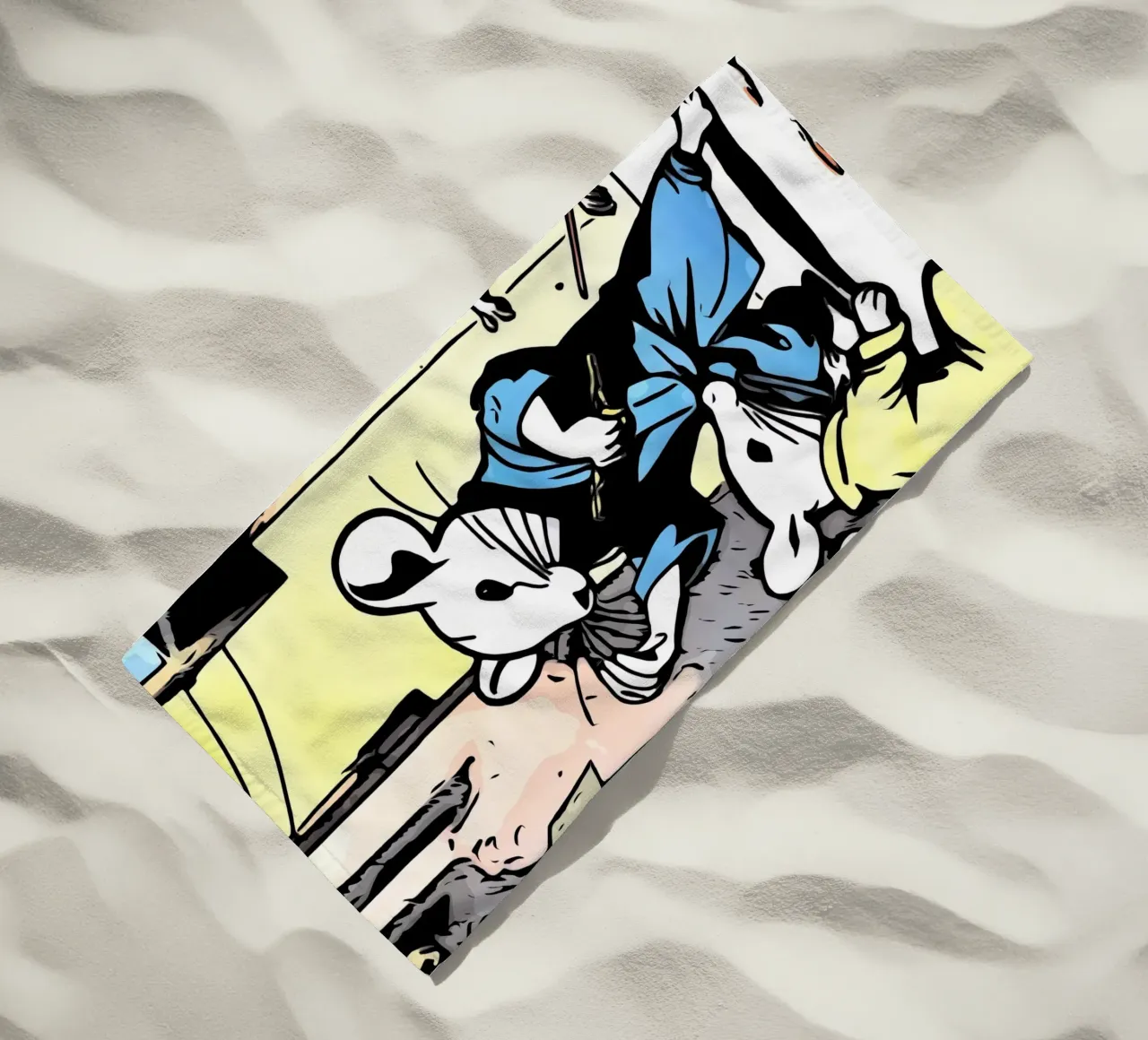 Animali Pop Art #7 telo mare da ZAMART - PopArt
