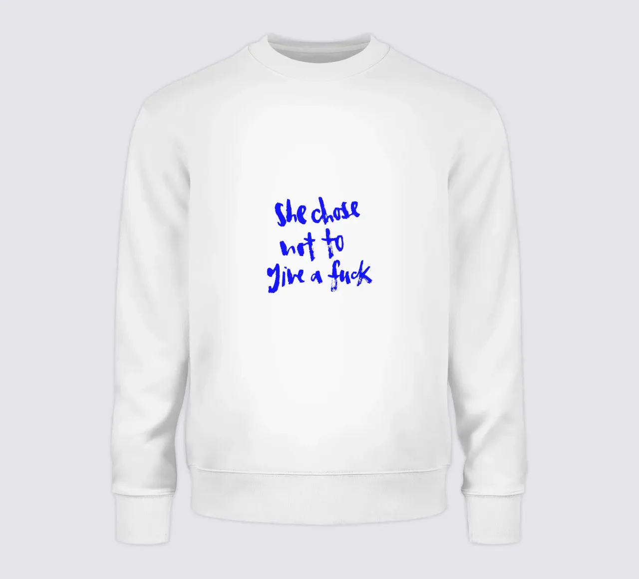 Not to give a f*** felpa da Brushmeetspaper