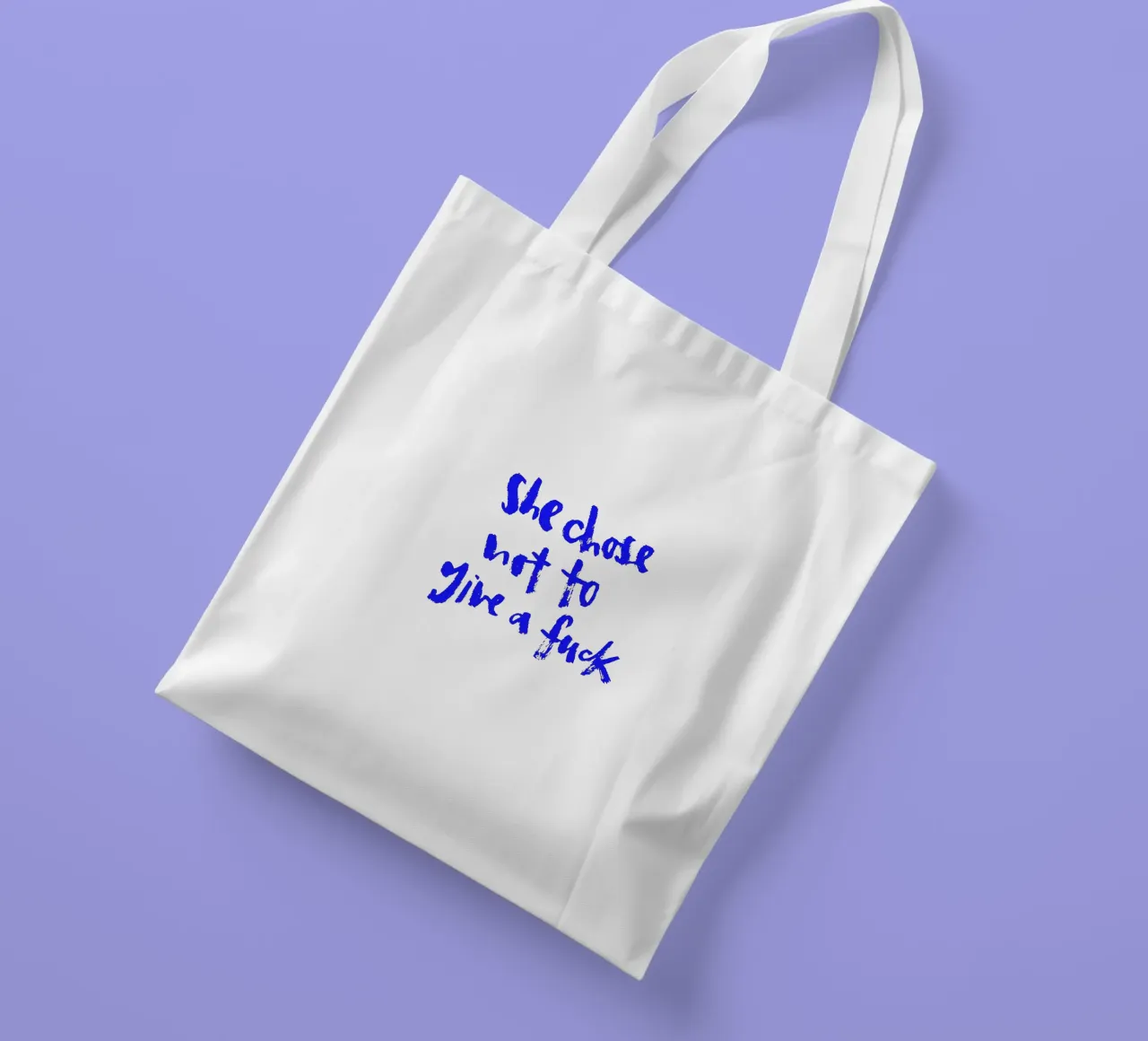 Not to give a f*** borsa in juta da Brushmeetspaper