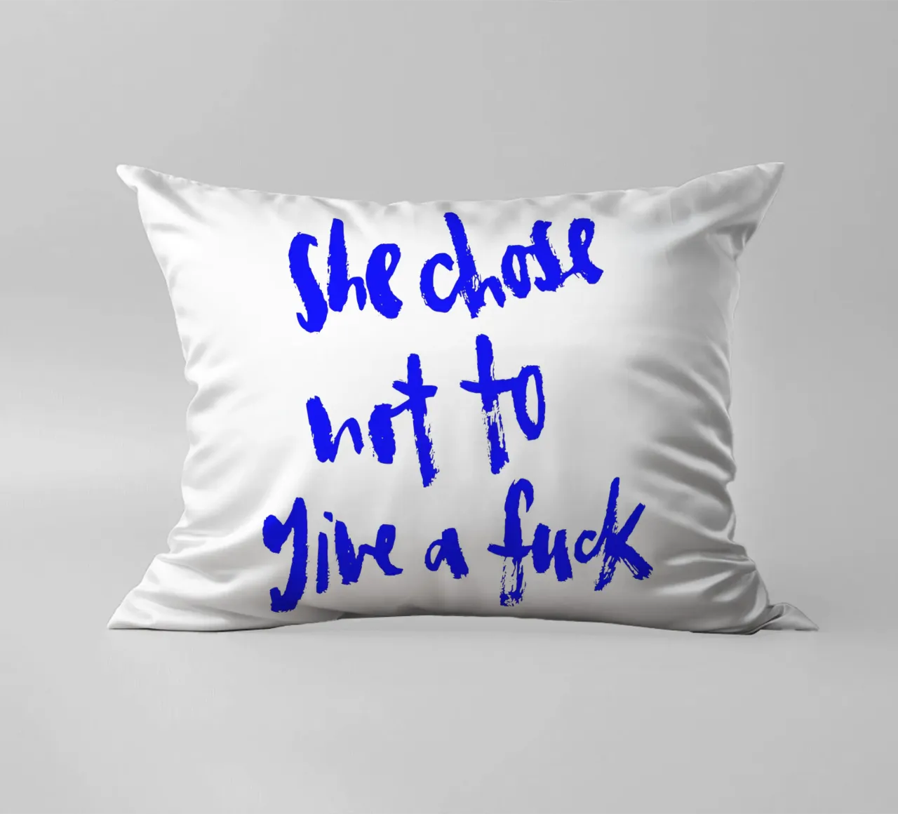 Not to give a f*** cuscino da Brushmeetspaper