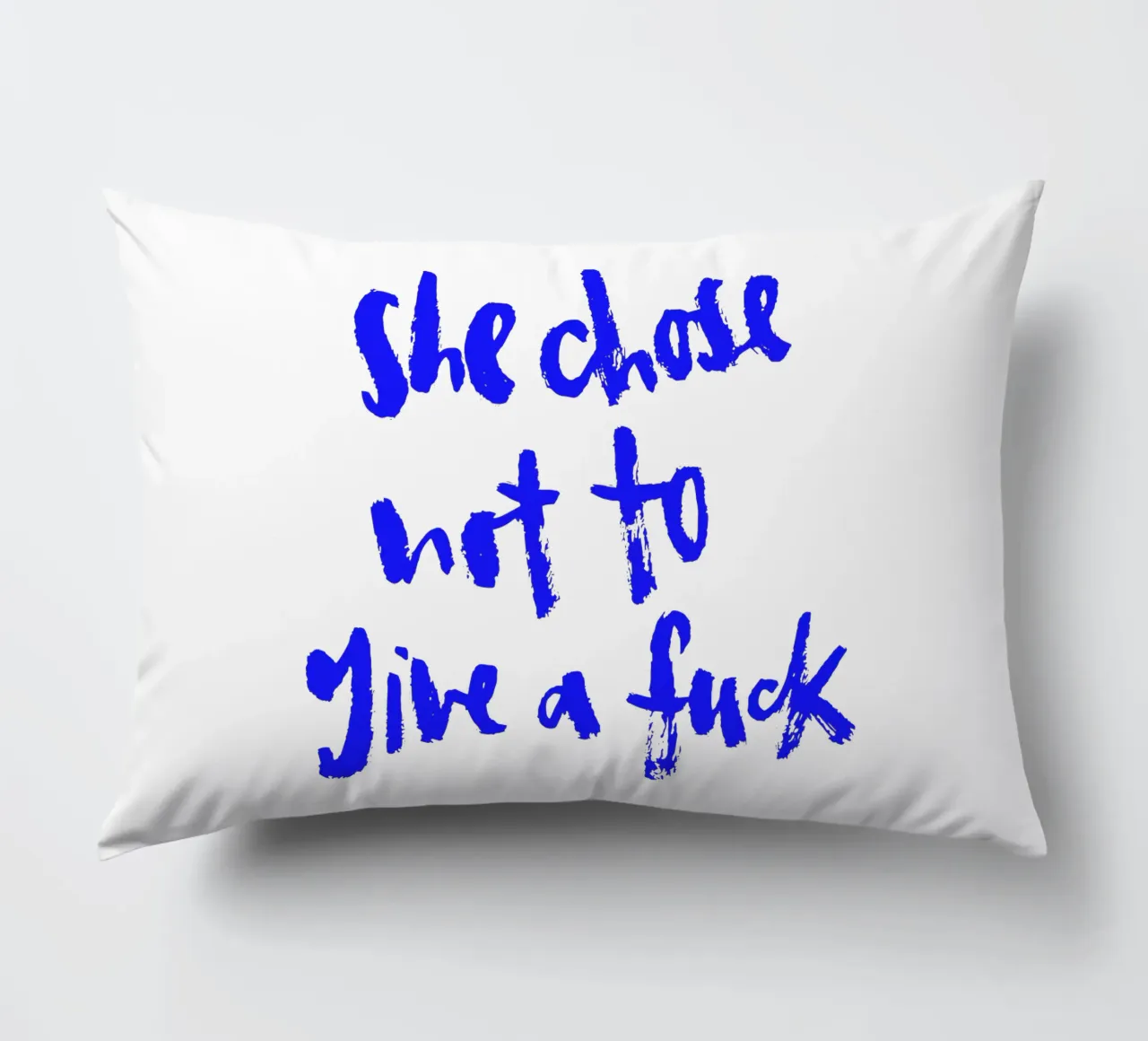 Not to give a f*** cuscino da Brushmeetspaper